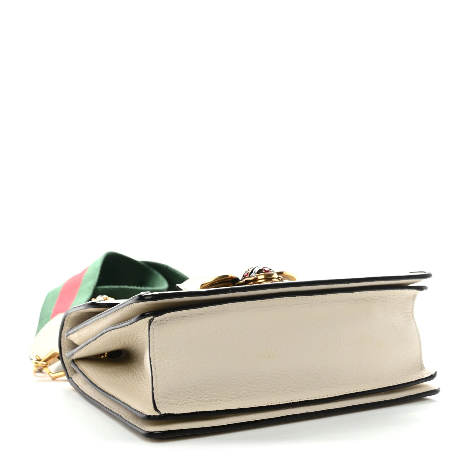 GG Supreme Monogram Small Queen Margaret Top Handle Bag White - Image 4