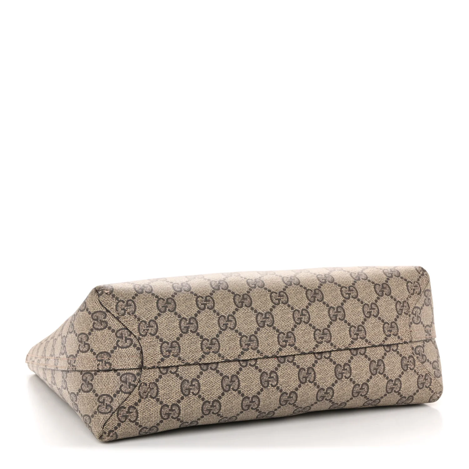GG Supreme Monogram Small Reversible Tote Beige Red - Image 5