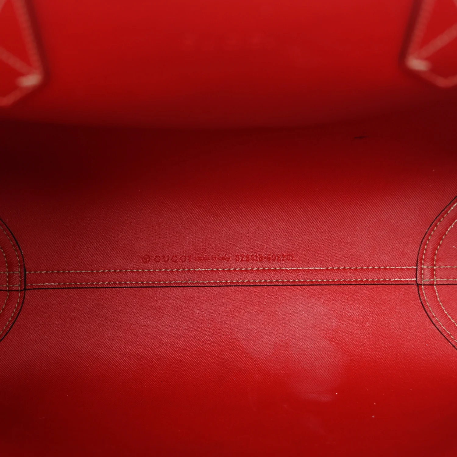 GG Supreme Monogram Small Reversible Tote Beige Red - Image 7