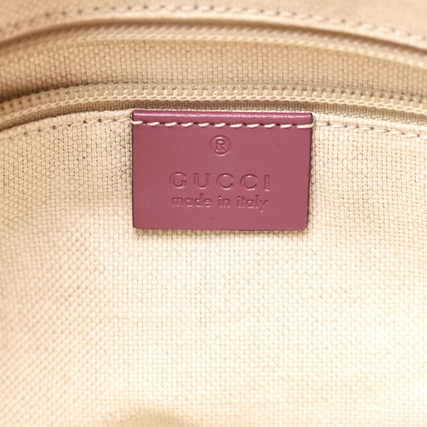 GG Supreme Monogram Small Zippered Tote Beige New Rosette - Image 6