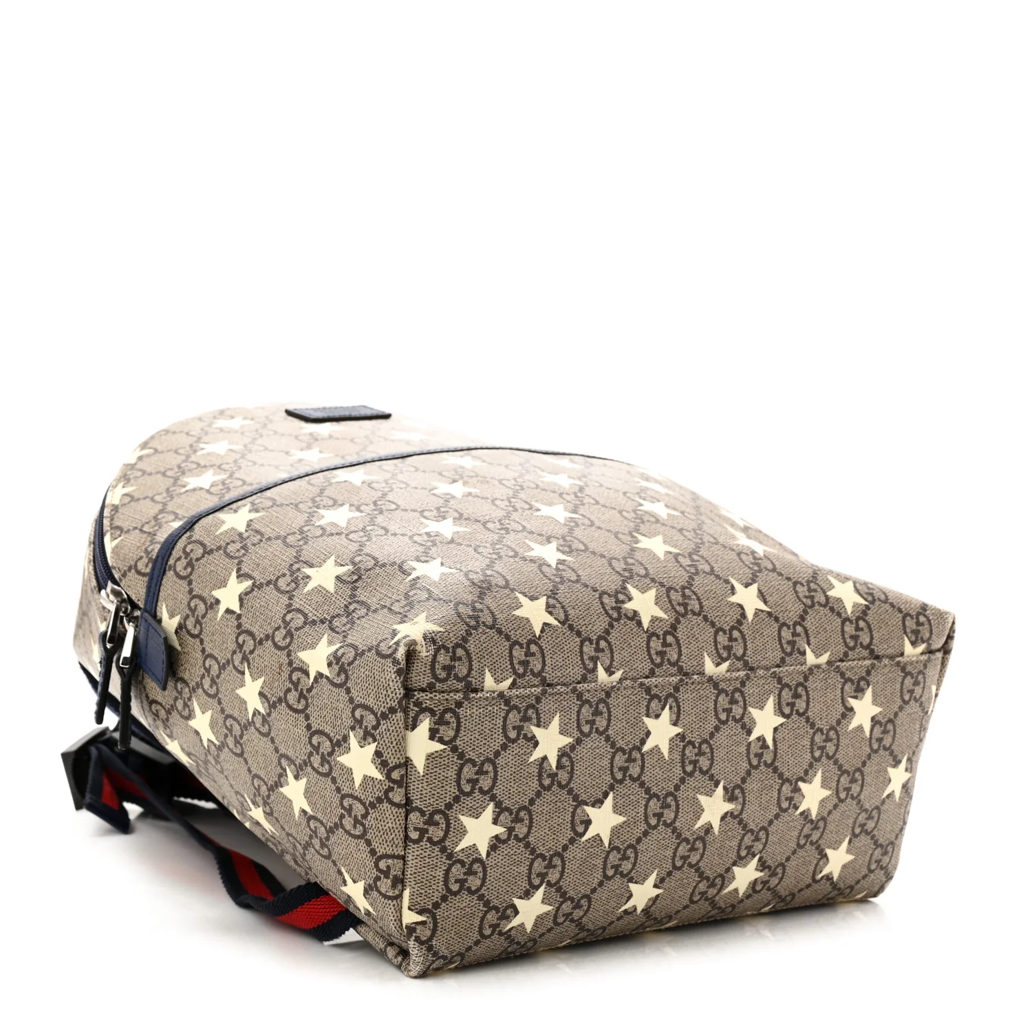 GG Supreme Monogram Stars Childrens Backpack Beige Ebony Yellow Royal - Image 4