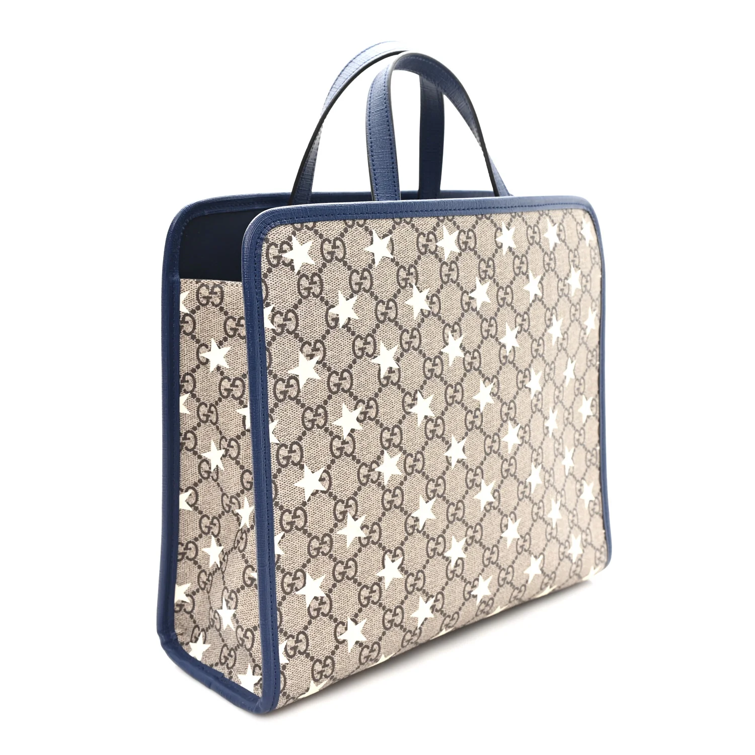 GG Supreme Monogram Stars Childrens Tote Beige Ebony Yellow Royal - Image 3
