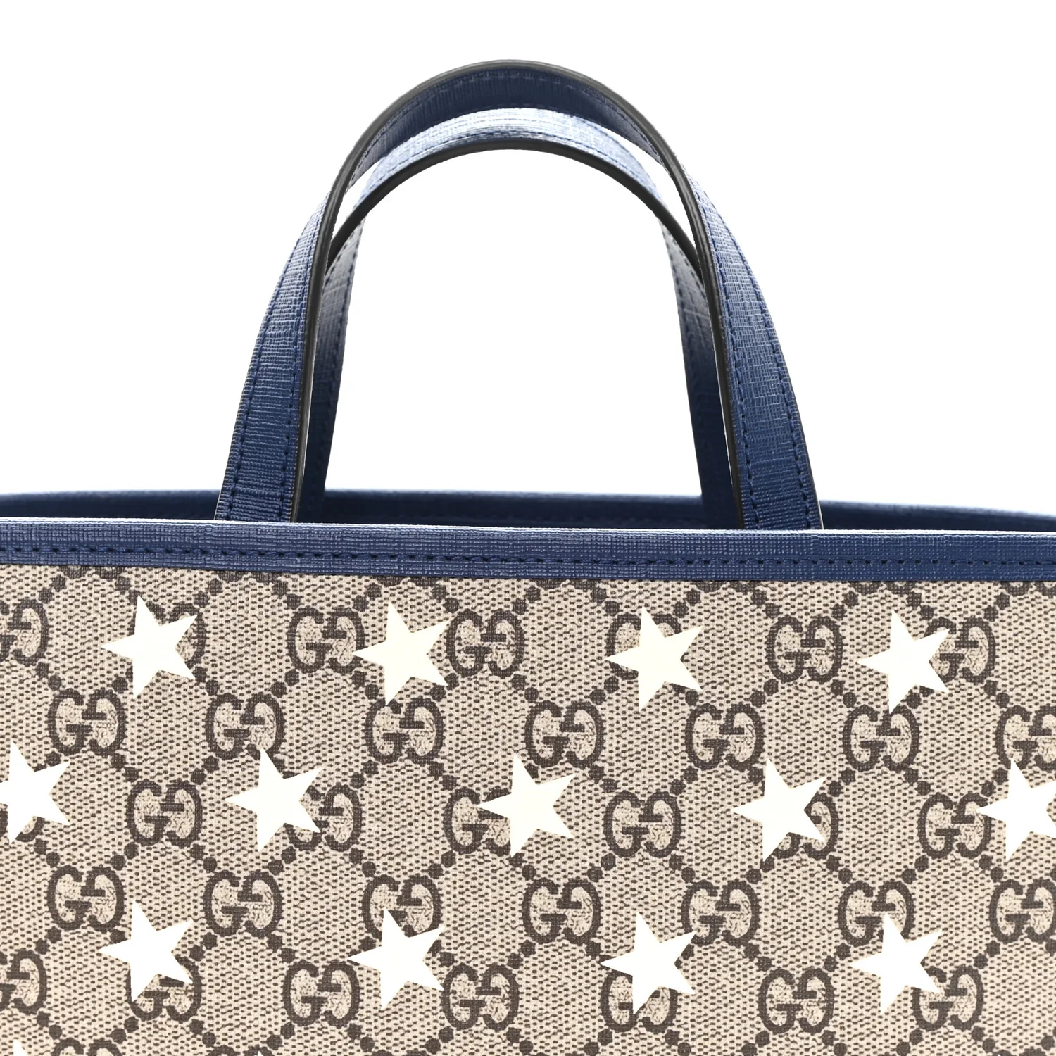 GG Supreme Monogram Stars Childrens Tote Beige Ebony Yellow Royal - Image 8