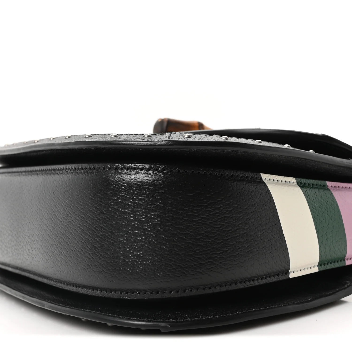 GG Supreme Monogram Studded Calfskin 100 Centennial Geometric Medium Bamboo 1947 Top Handle Bag Beige Ebony Multicolor - Image 12