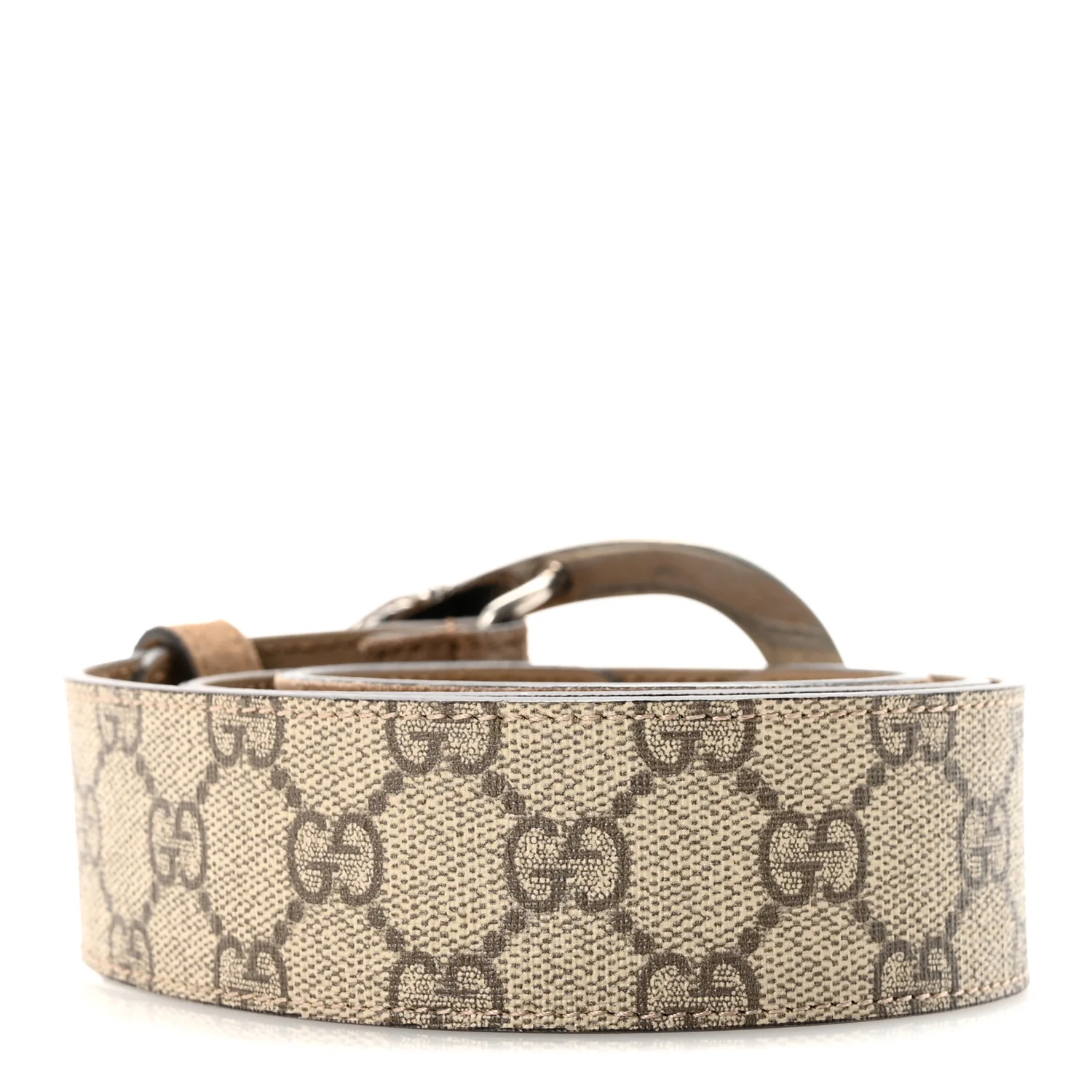 GG Supreme Monogram Suede Dionysus 40mm Belt 80 32 Beige Taupe - Image 2