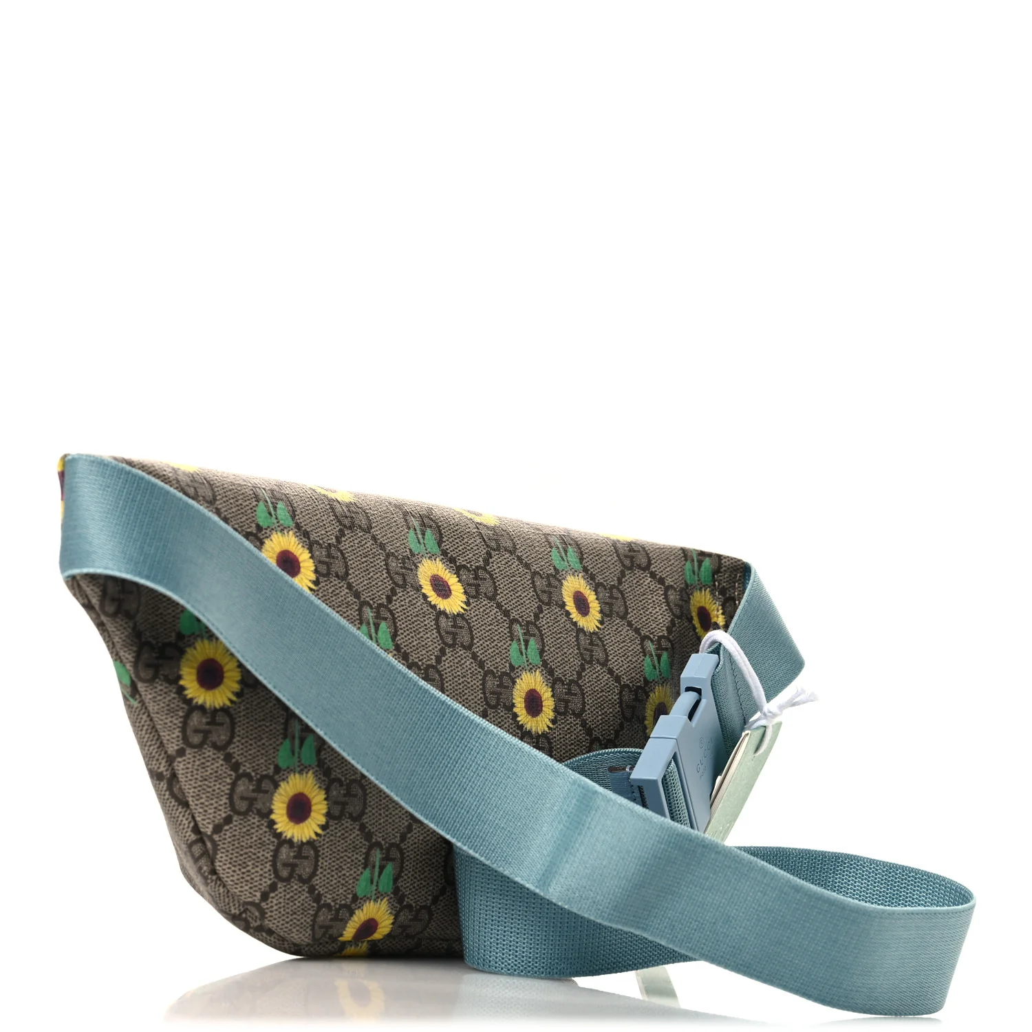 GG Supreme Monogram Sunflower Childrens Belt Bag - Image 3