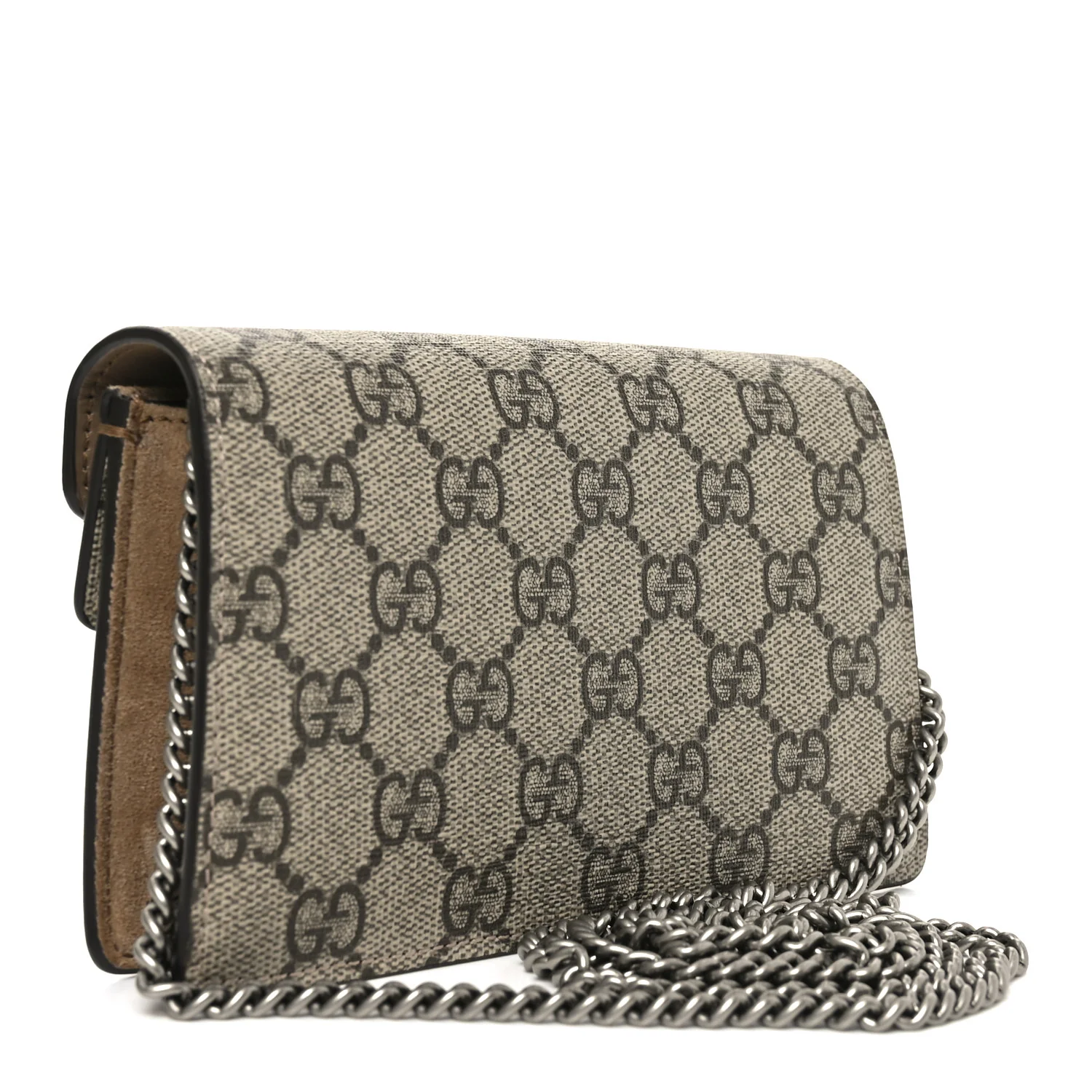 GG Supreme Monogram Super Mini Dionysus Shoulder Bag Taupe - Image 3