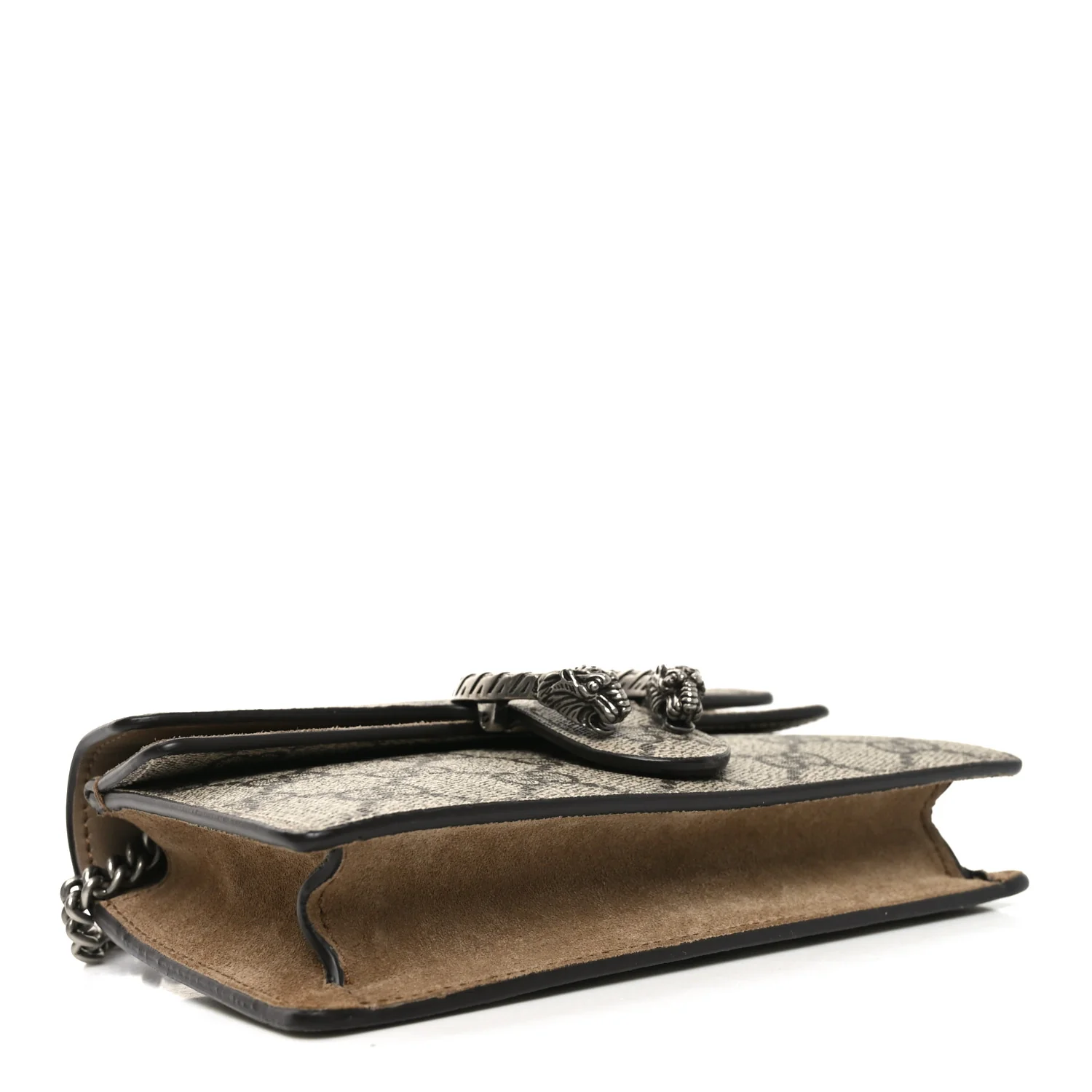 GG Supreme Monogram Super Mini Dionysus Shoulder Bag Taupe - Image 4