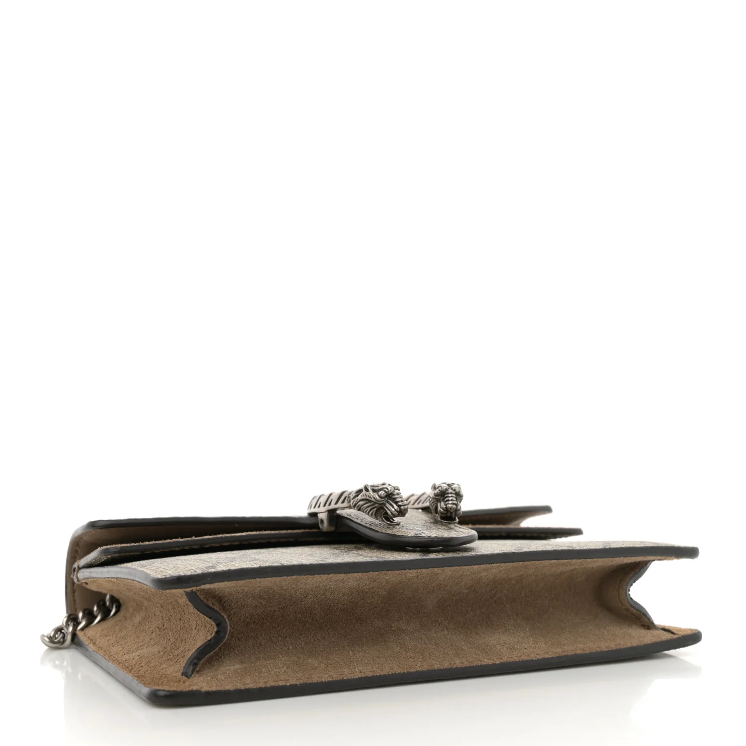 GG Supreme Monogram Super Mini Dionysus Shoulder Bag Taupe - Image 4