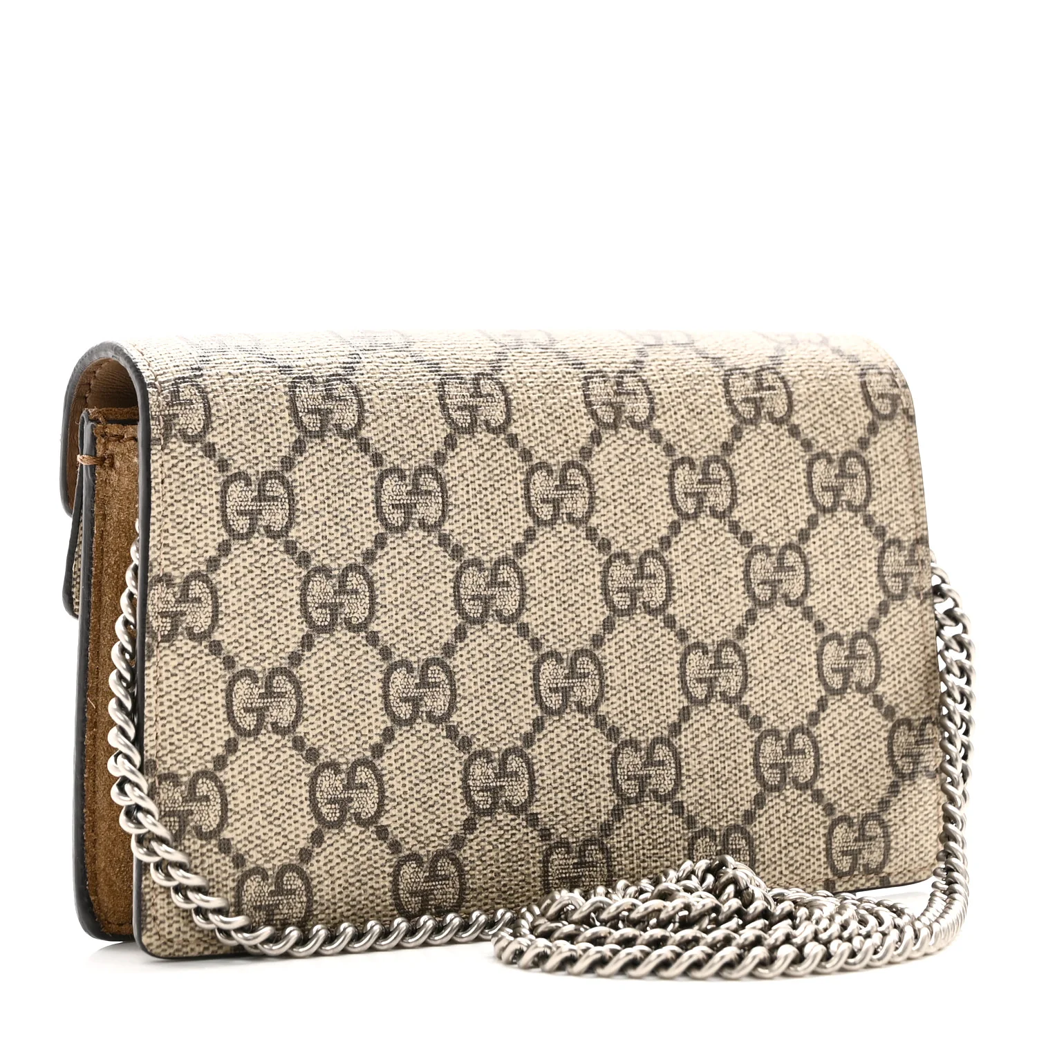 GG Supreme Monogram Super Mini Dionysus Shoulder Bag Taupe - Image 3