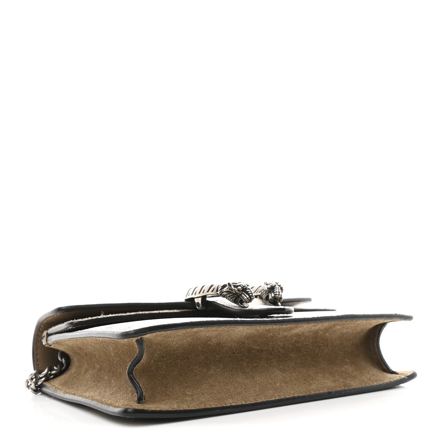 GG Supreme Monogram Super Mini Dionysus Shoulder Bag Taupe - Image 4
