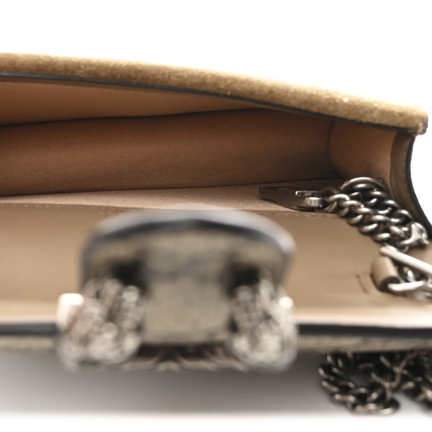 GG Supreme Monogram Super Mini Dionysus Shoulder Bag Taupe - Image 5