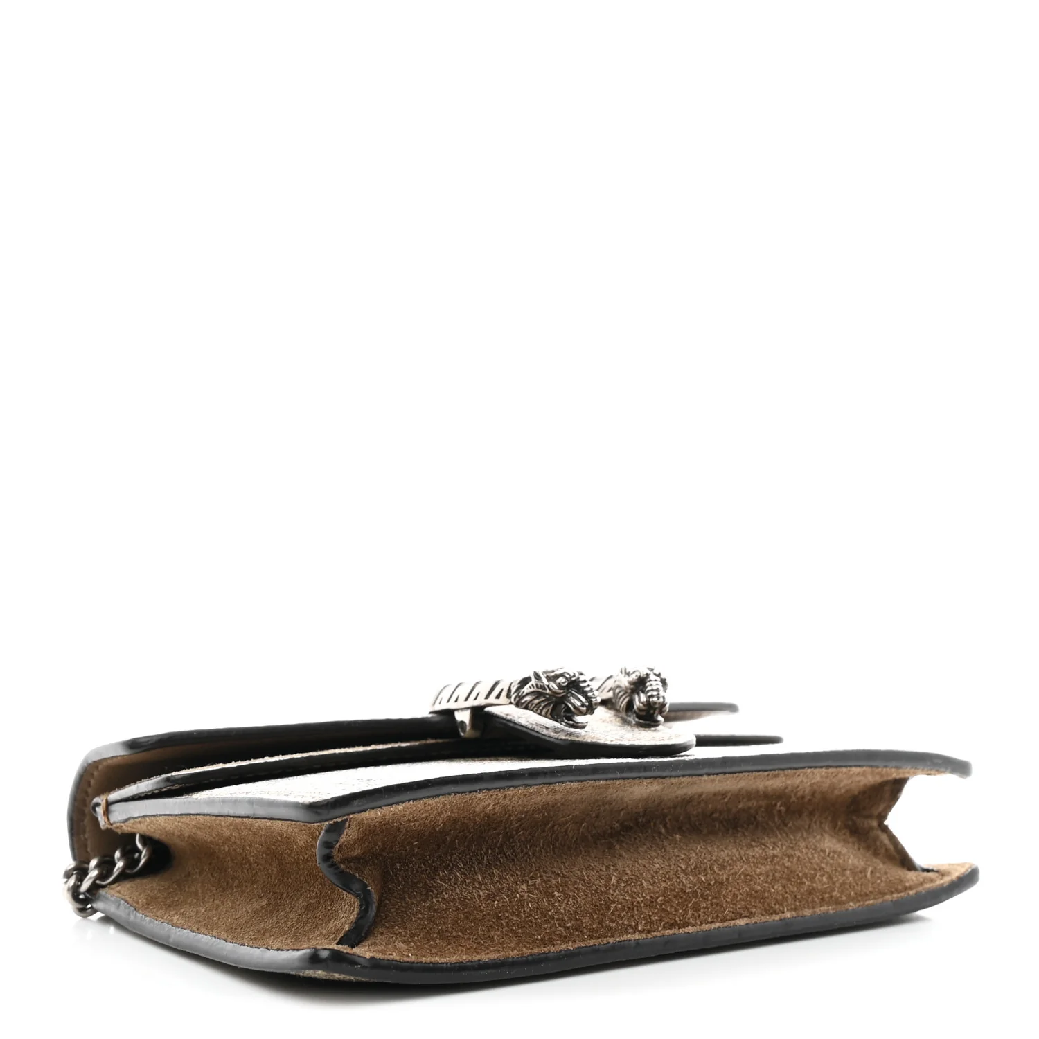 GG Supreme Monogram Super Mini Dionysus Shoulder Bag Taupe - Image 4
