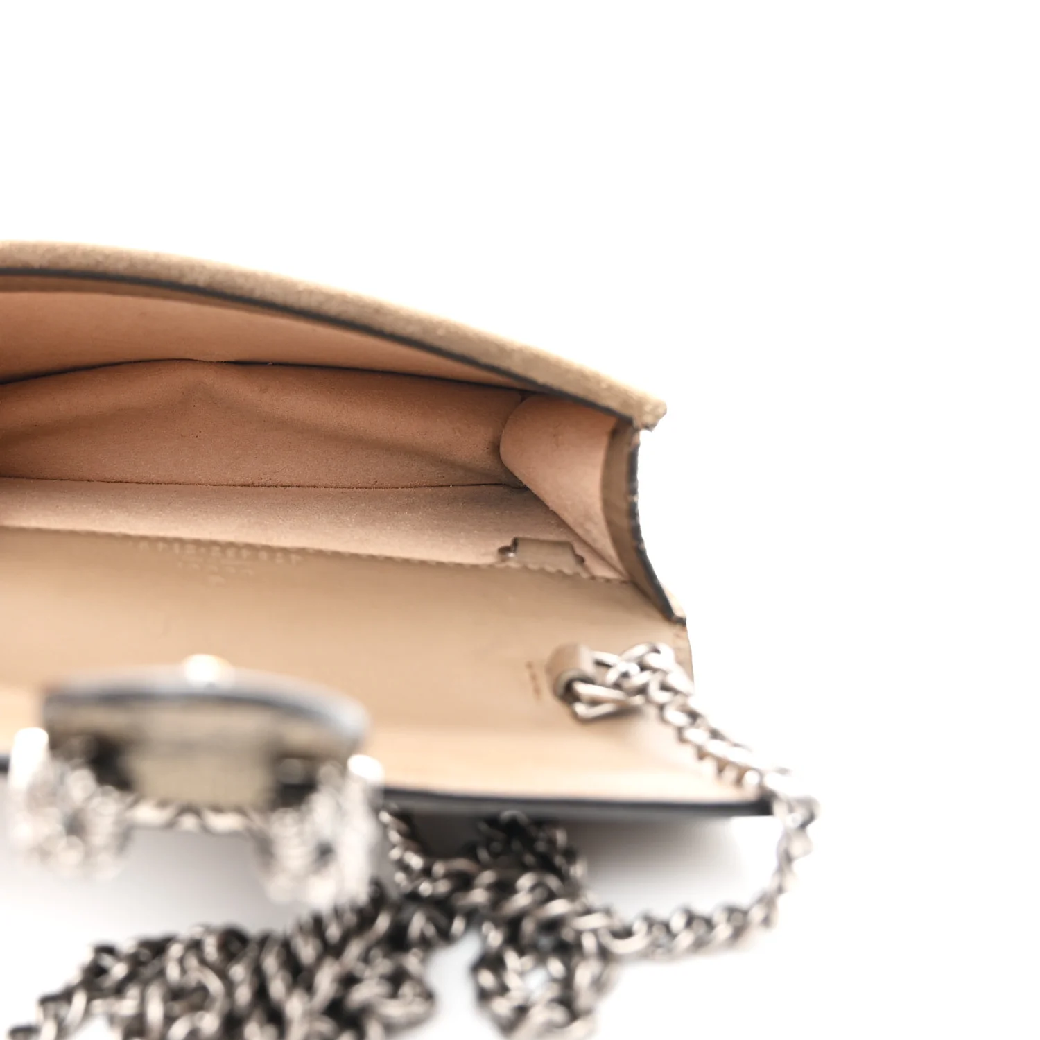 GG Supreme Monogram Super Mini Dionysus Shoulder Bag Taupe - Image 5