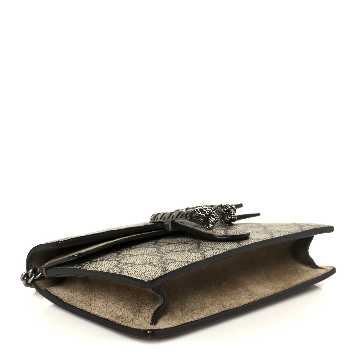 GG Supreme Monogram Super Mini Dionysus Shoulder Bag Taupe - Image 4