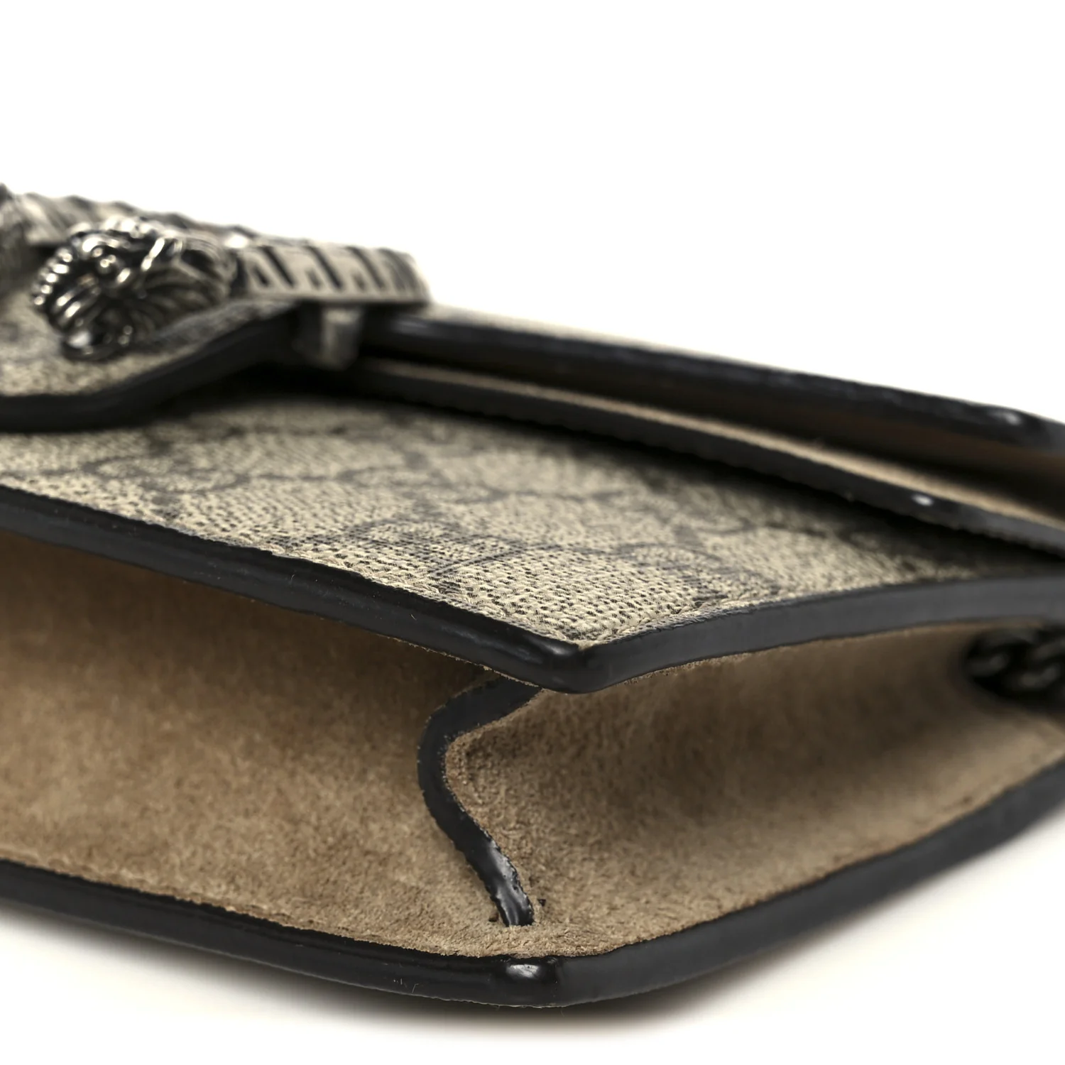 GG Supreme Monogram Super Mini Dionysus Shoulder Bag Taupe - Image 9