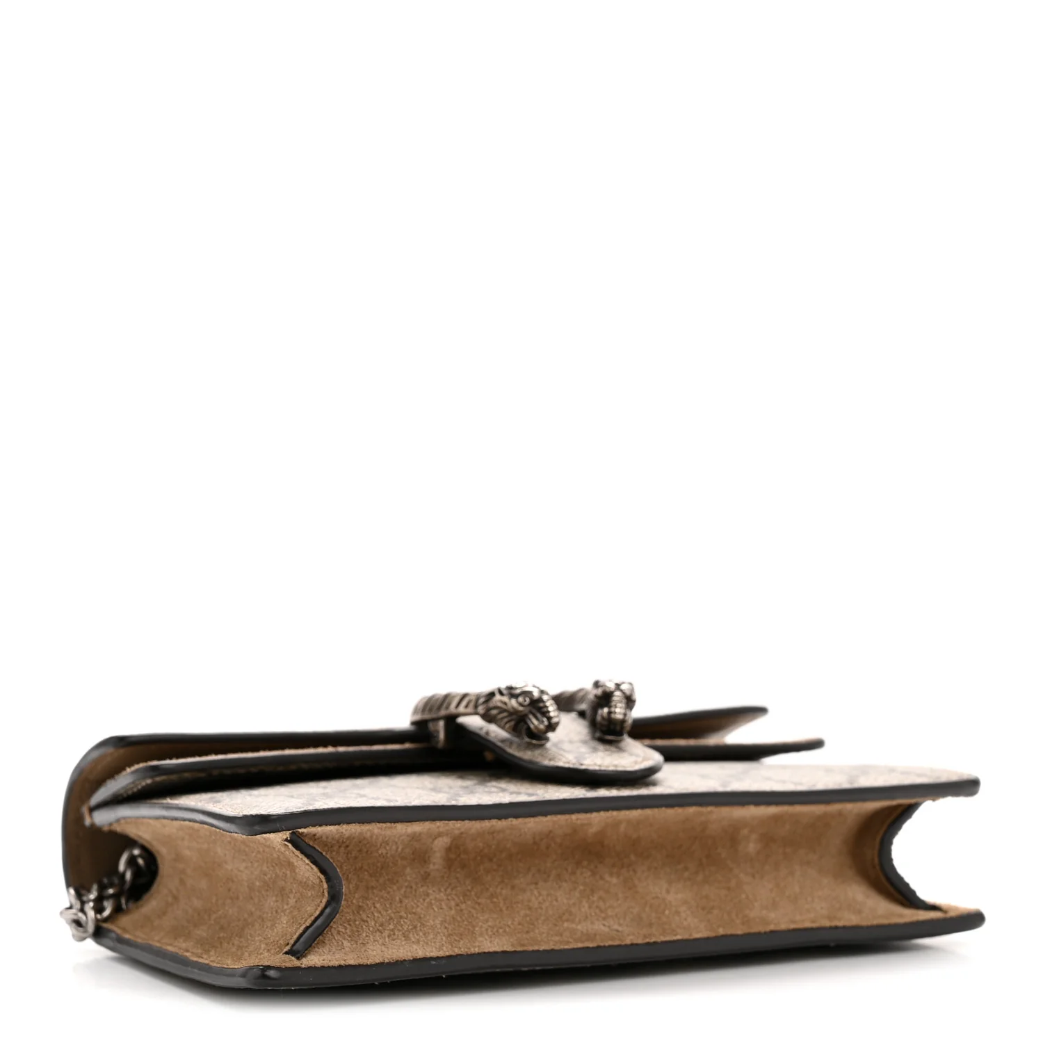 GG Supreme Monogram Super Mini Dionysus Shoulder Bag Taupe - Image 4