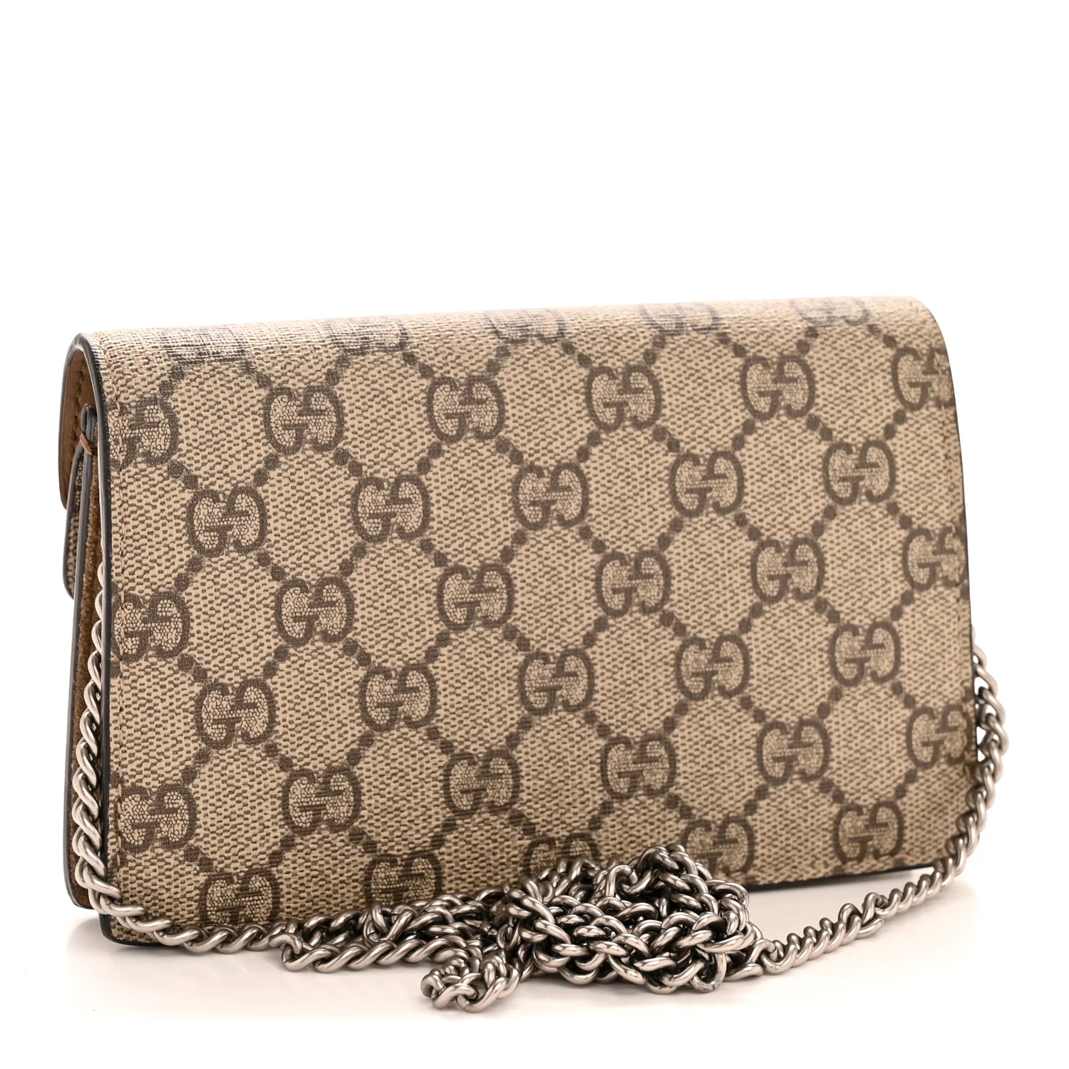 GG Supreme Monogram Super Mini Dionysus Shoulder Bag Taupe - Image 3