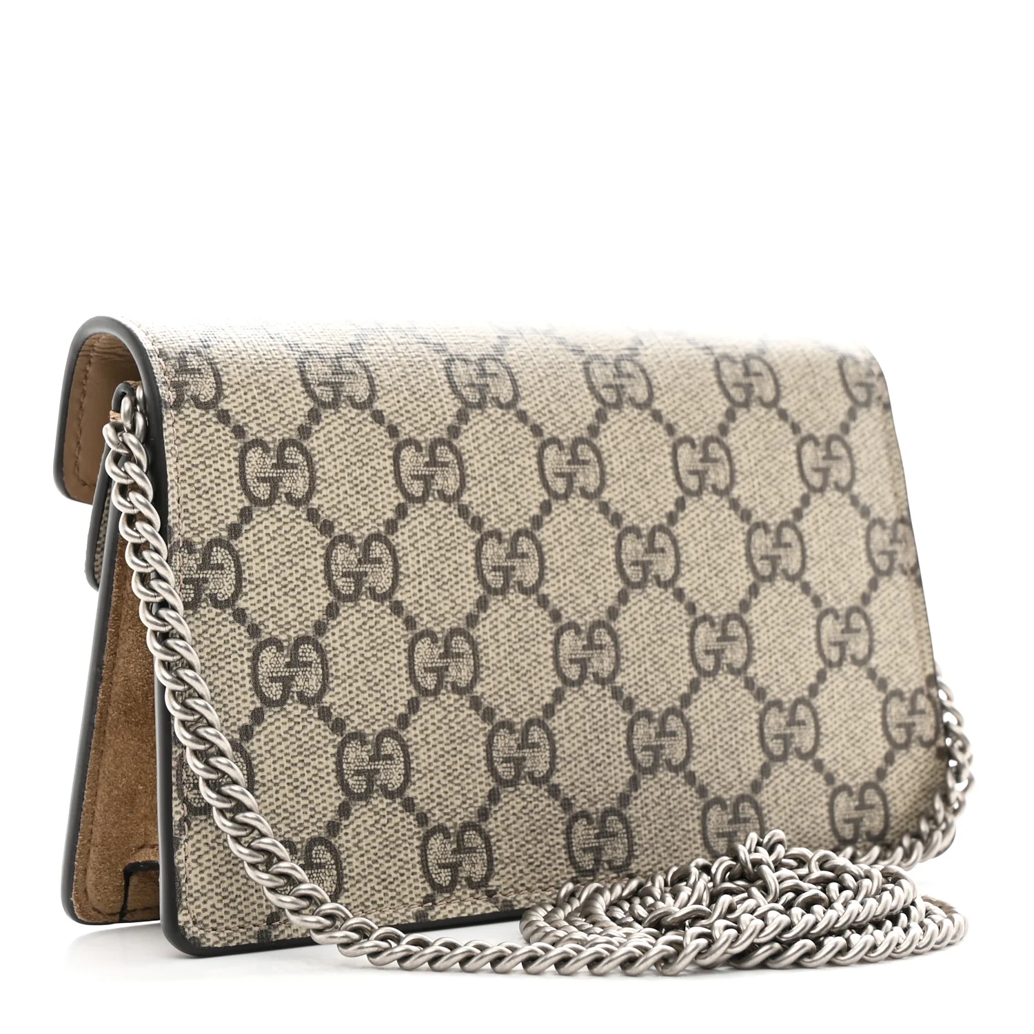 GG Supreme Monogram Super Mini Dionysus Shoulder Bag Taupe - Image 4