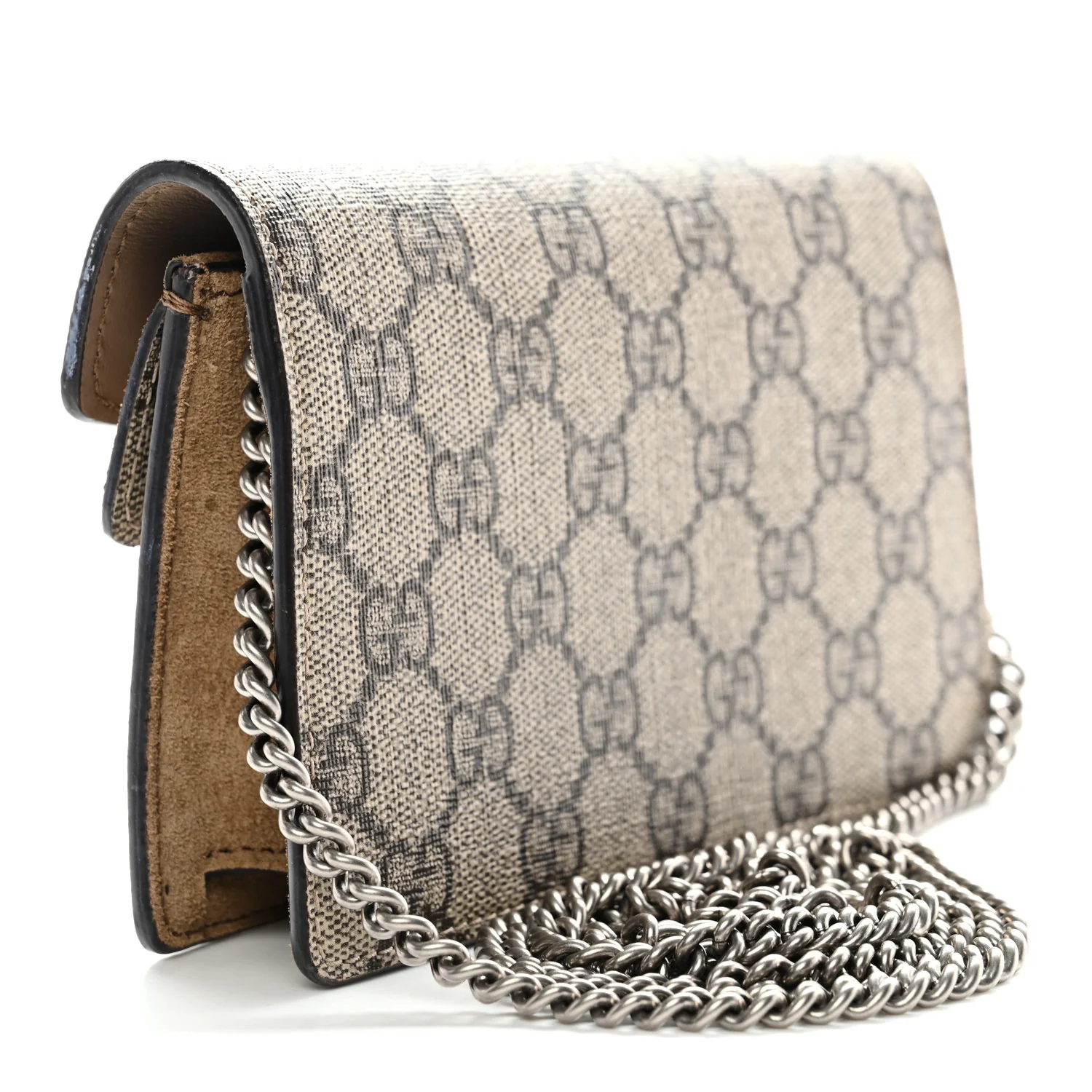 GG Supreme Monogram Super Mini Dionysus Shoulder Bag Taupe - Image 3