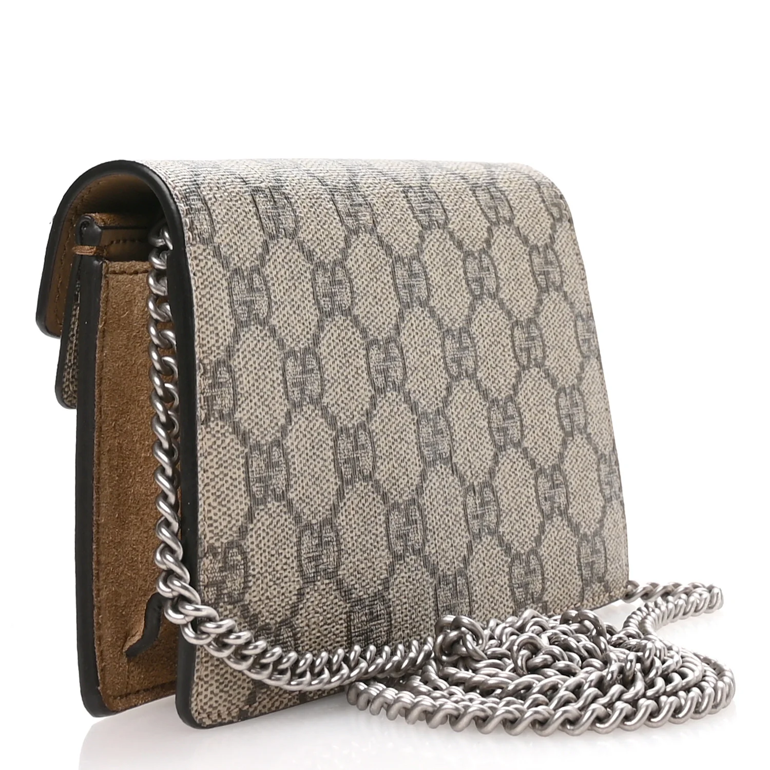GG Supreme Monogram Super Mini Dionysus Shoulder Bag Taupe - Image 3