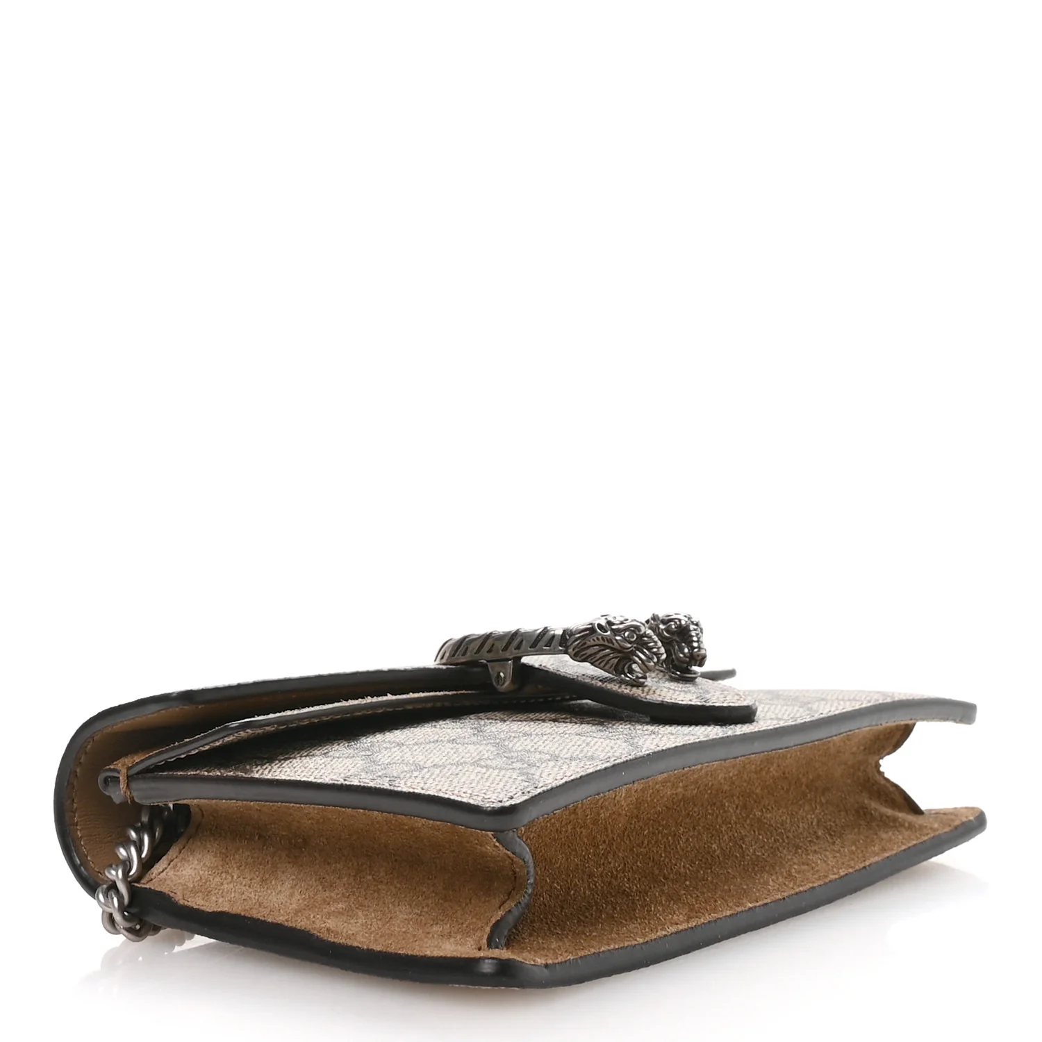 GG Supreme Monogram Super Mini Dionysus Shoulder Bag Taupe - Image 4