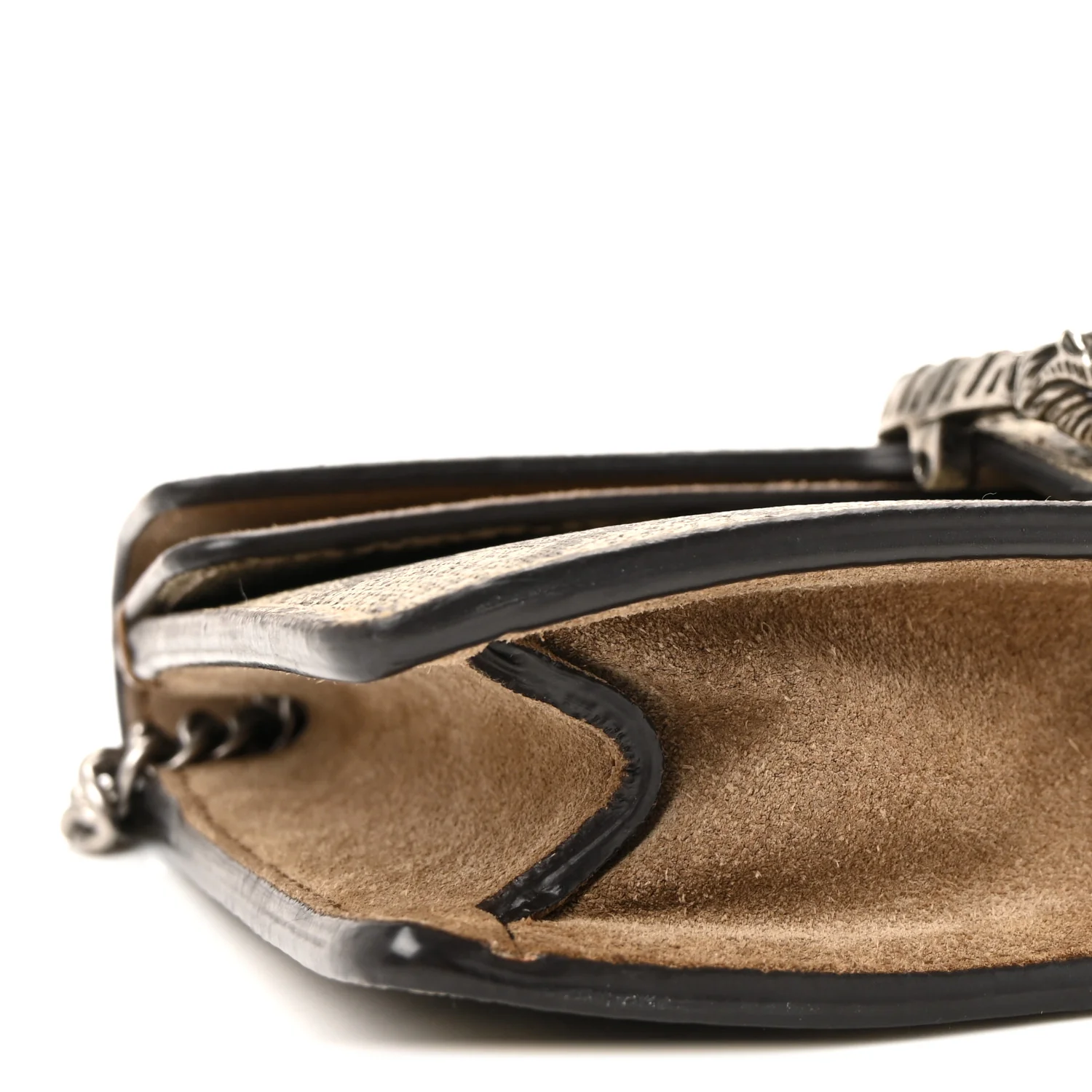 GG Supreme Monogram Super Mini Dionysus Shoulder Bag Taupe - Image 8