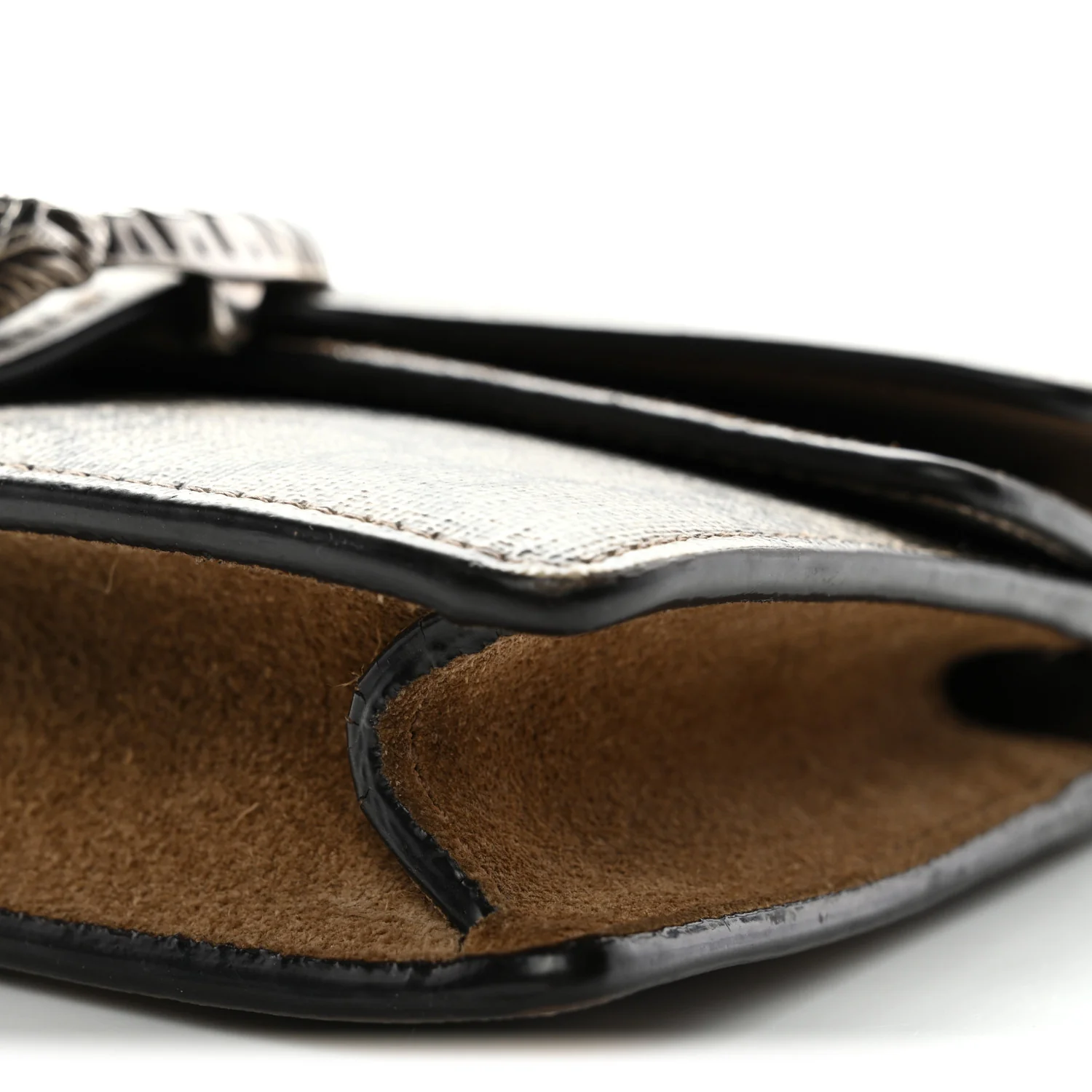 GG Supreme Monogram Super Mini Dionysus Shoulder Bag Taupe - Image 10