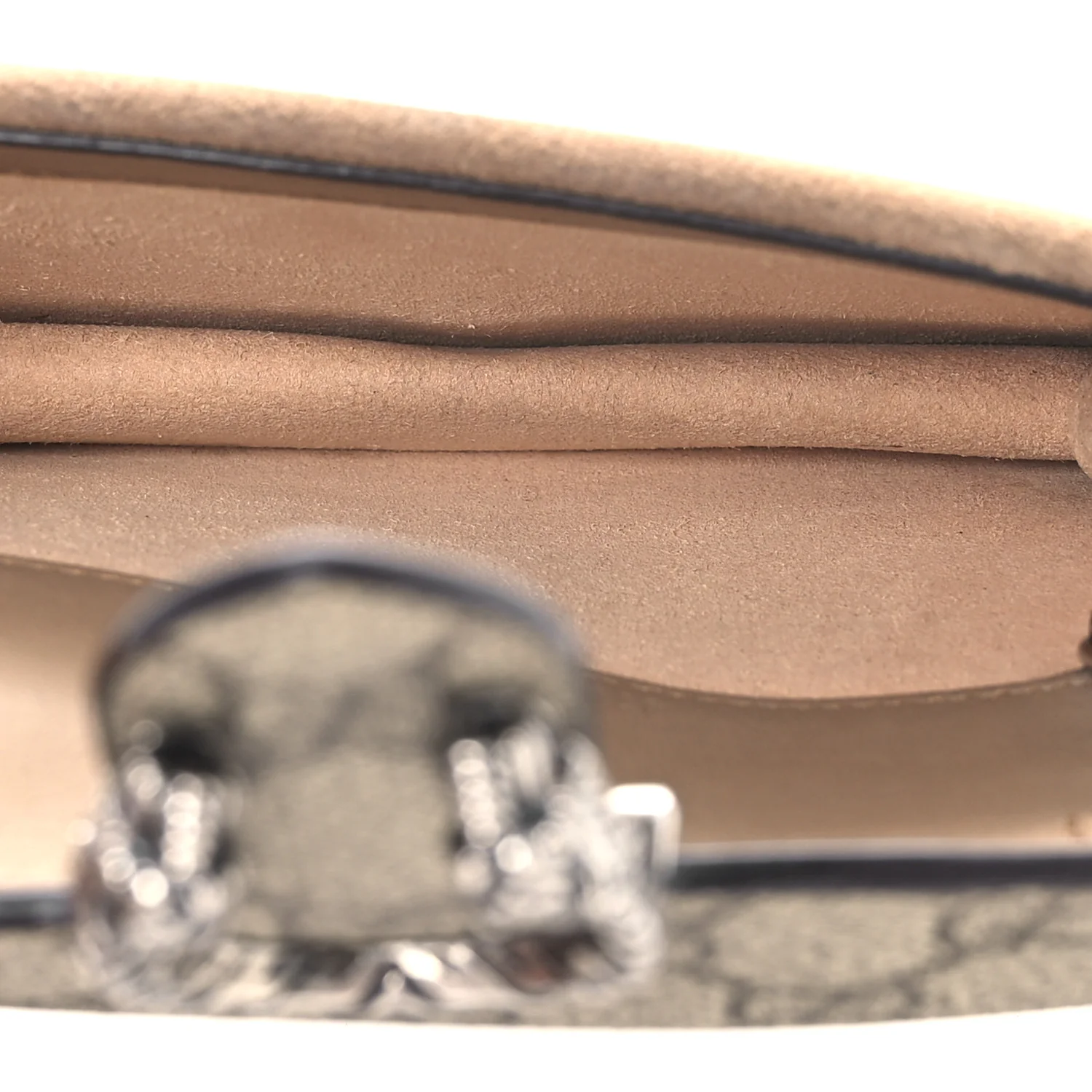 GG Supreme Monogram Super Mini Dionysus Shoulder Bag Taupe - Image 5