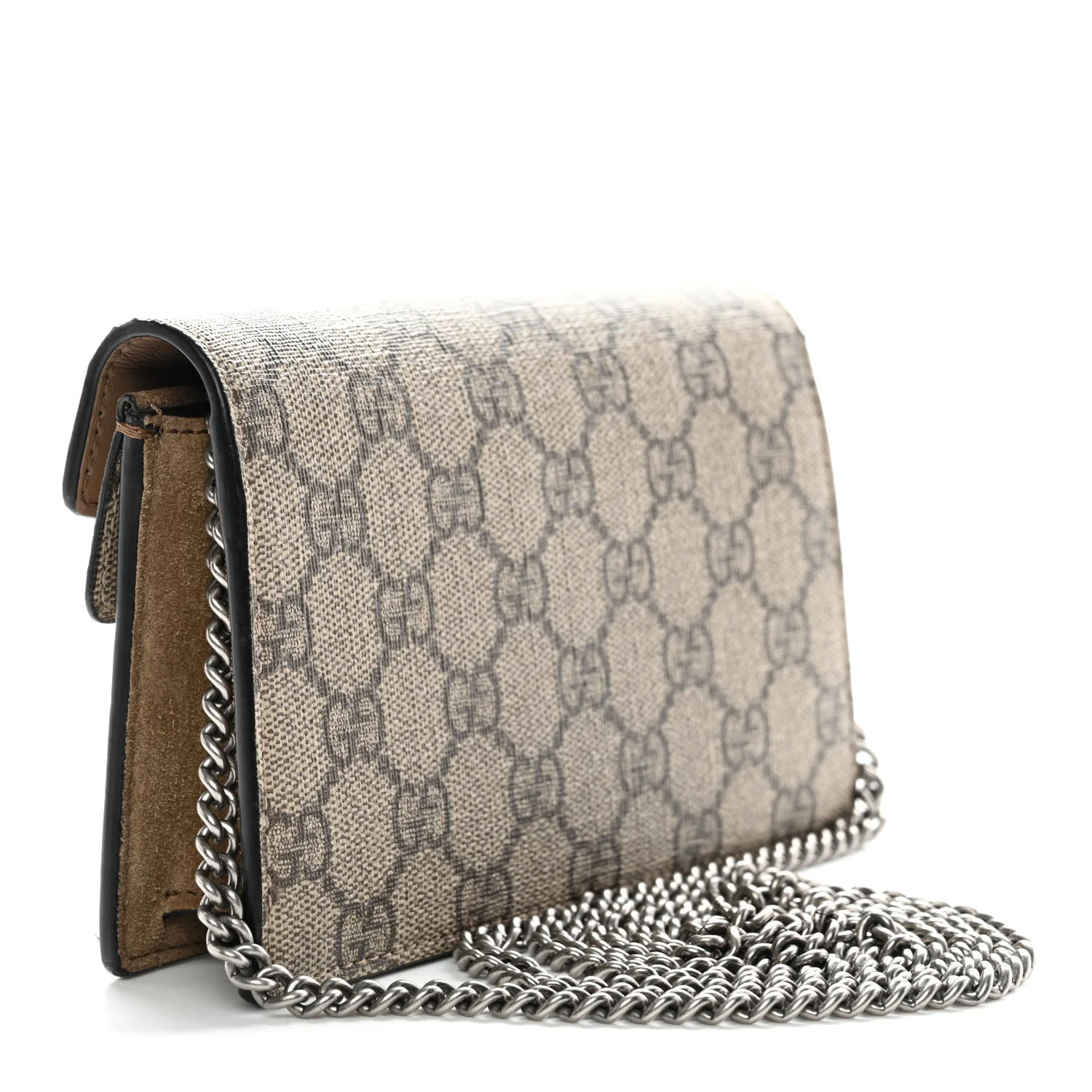 GG Supreme Monogram Super Mini Dionysus Shoulder Bag Taupe - Image 7