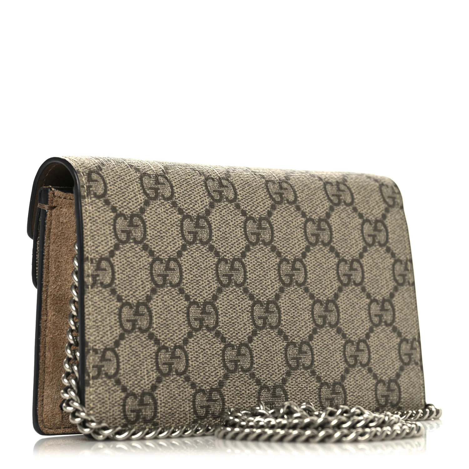 GG Supreme Monogram Super Mini Dionysus Shoulder Bag Taupe - Image 3