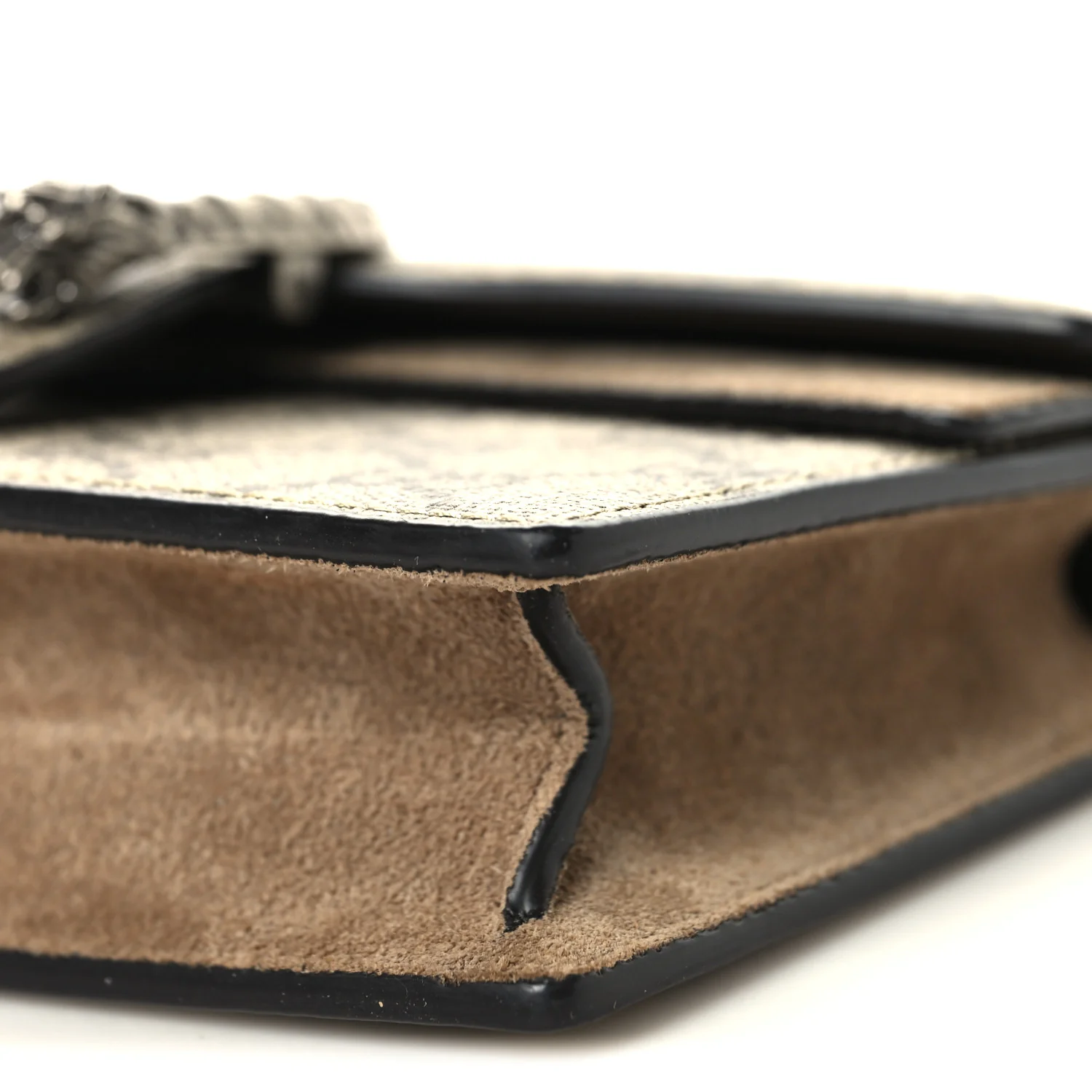 GG Supreme Monogram Super Mini Dionysus Shoulder Bag Taupe - Image 9