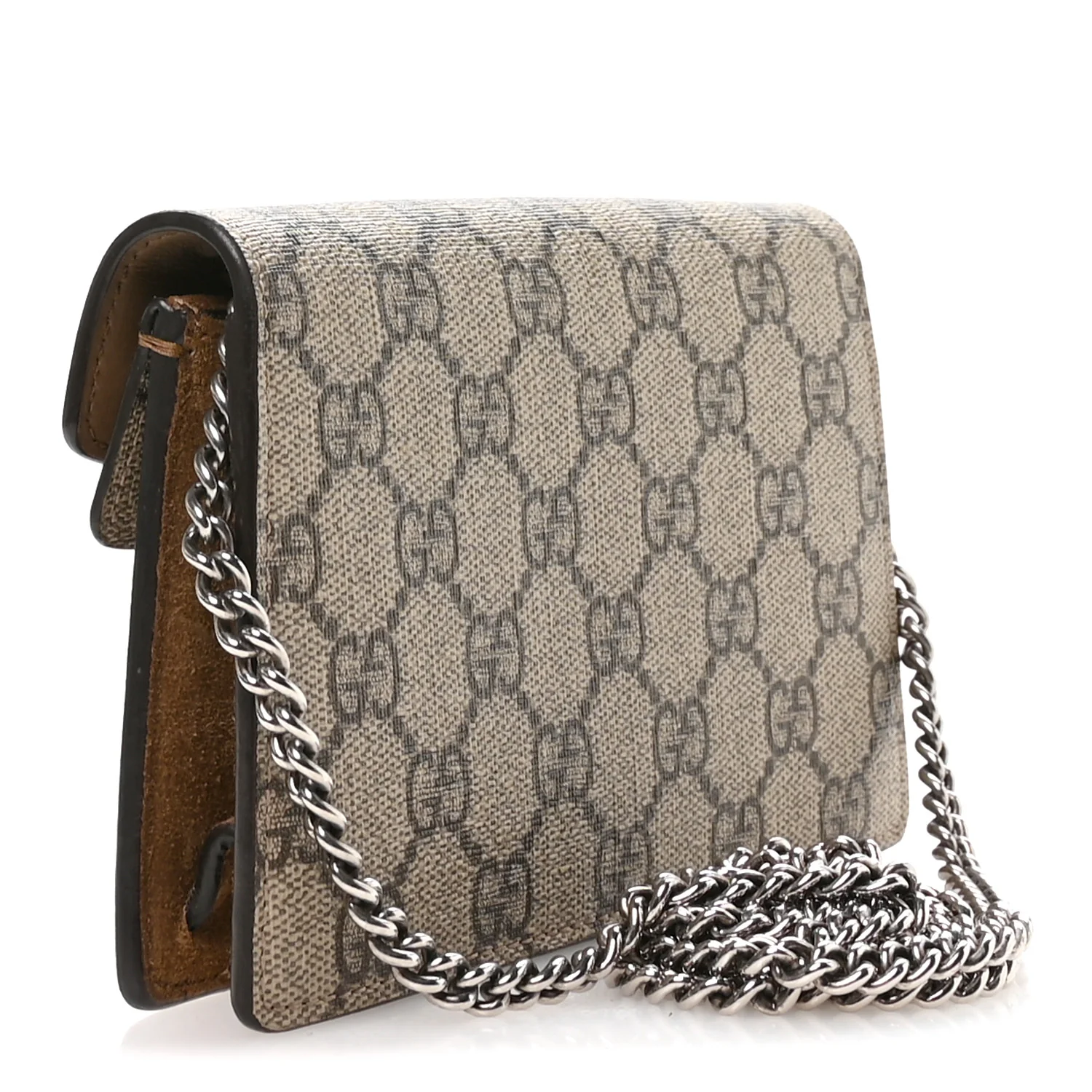 GG Supreme Monogram Super Mini Dionysus Shoulder Bag Taupe - Image 5