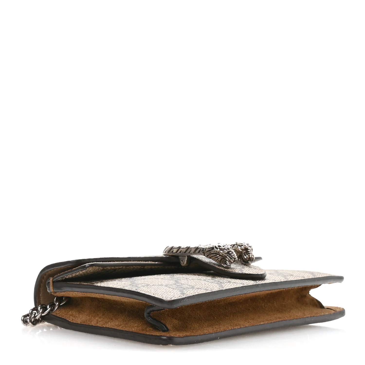 GG Supreme Monogram Super Mini Dionysus Shoulder Bag Taupe - Image 7