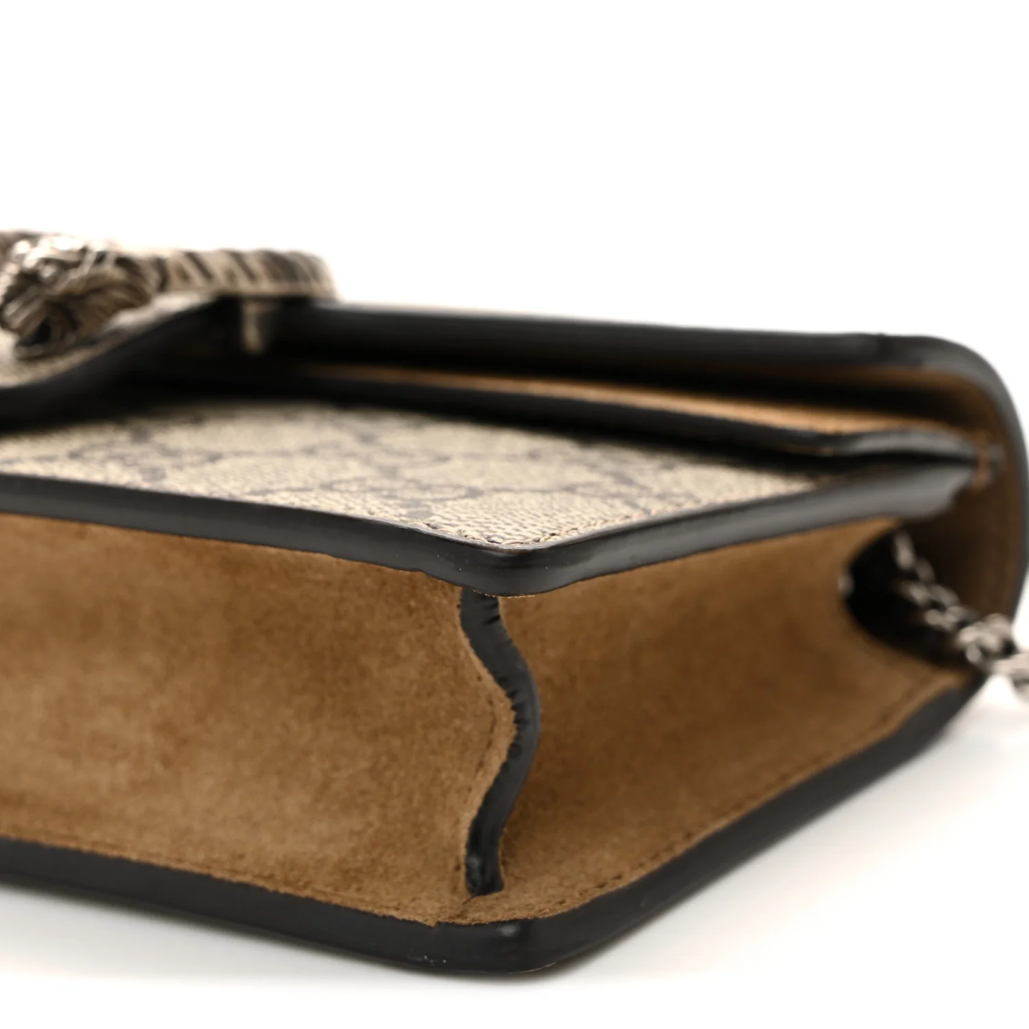 GG Supreme Monogram Super Mini Dionysus Shoulder Bag Taupe - Image 10