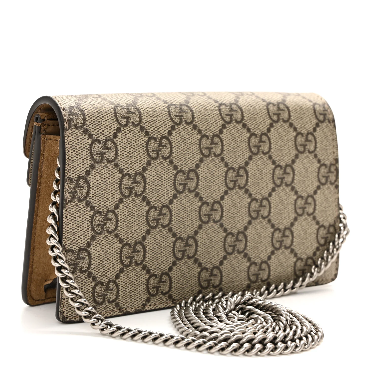 GG Supreme Monogram Super Mini Dionysus Shoulder Bag Taupe - Image 3