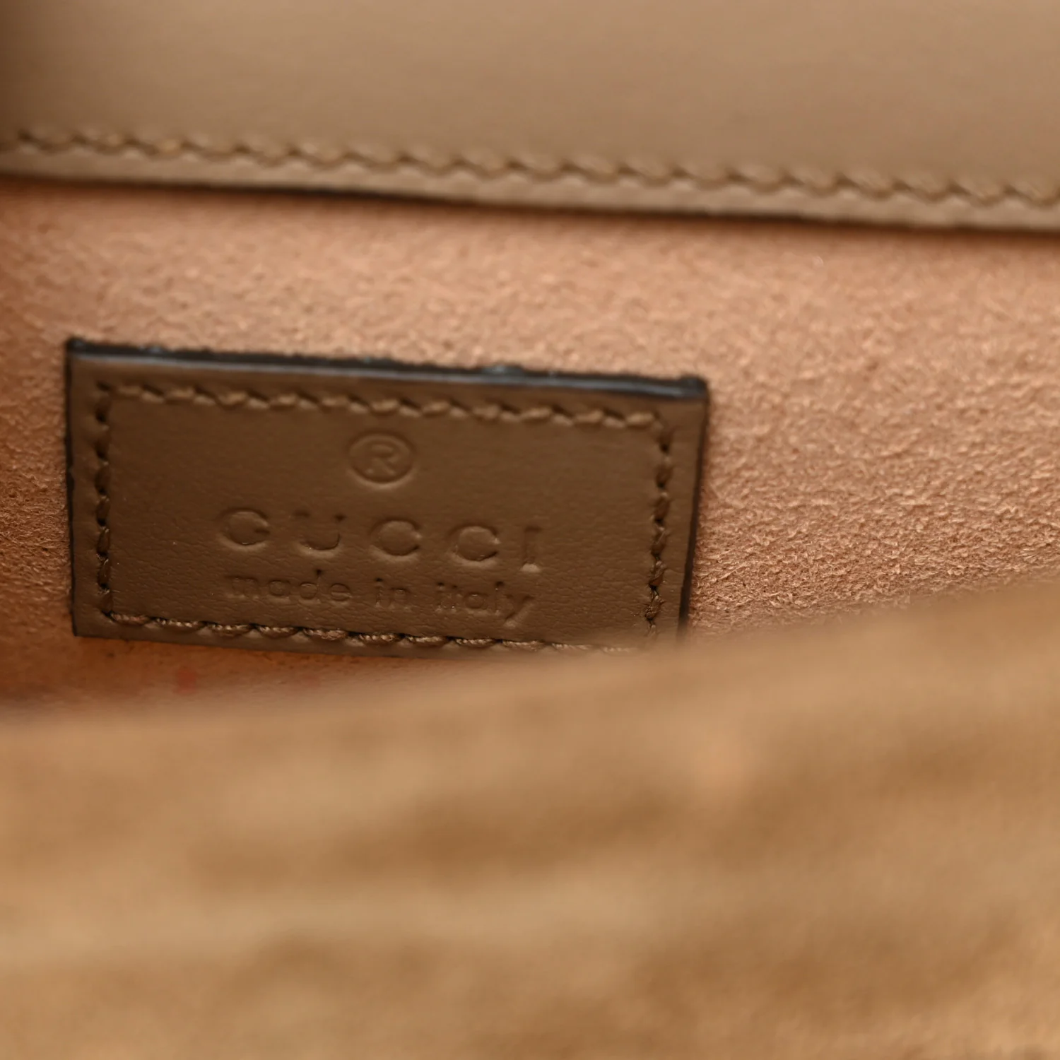 GG Supreme Monogram Super Mini Dionysus Shoulder Bag Taupe - Image 6