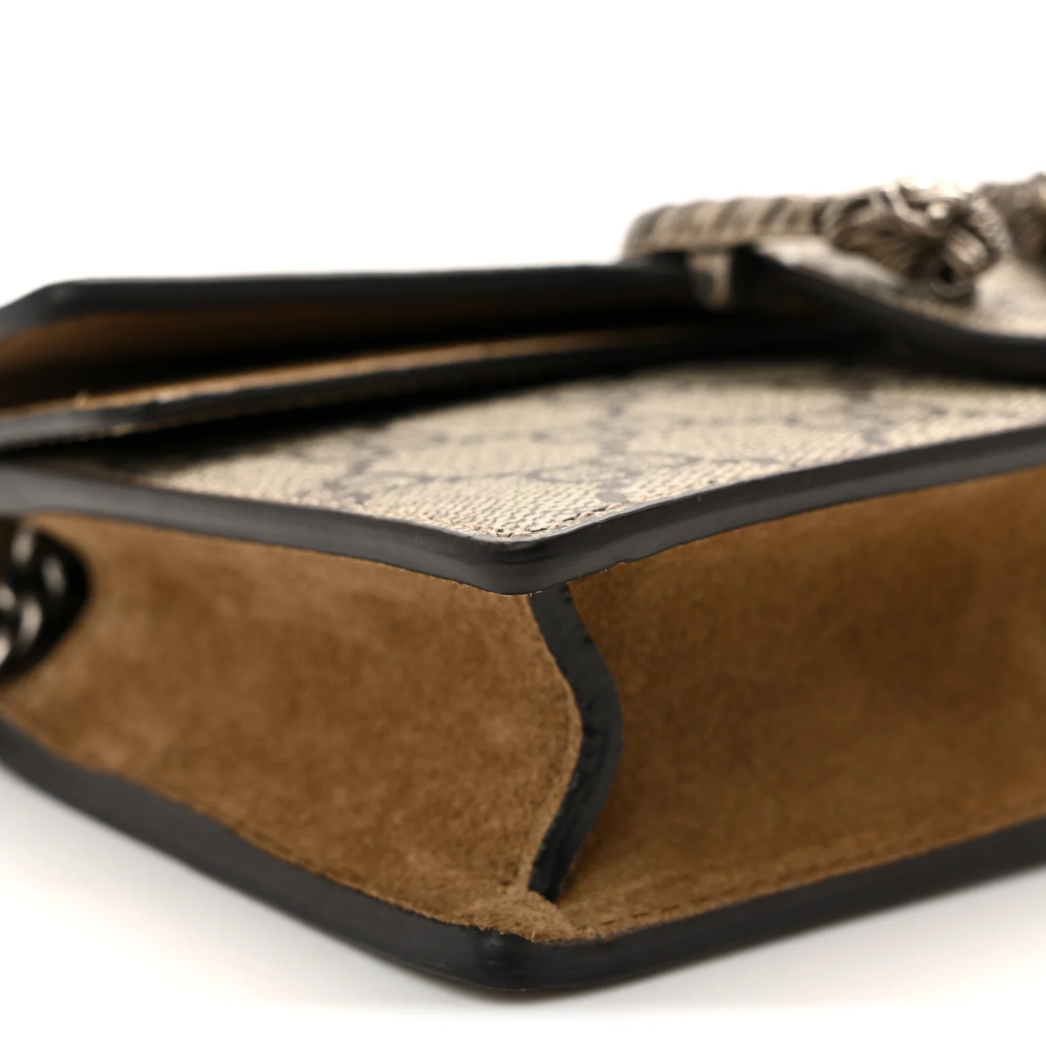 GG Supreme Monogram Super Mini Dionysus Shoulder Bag Taupe - Image 9