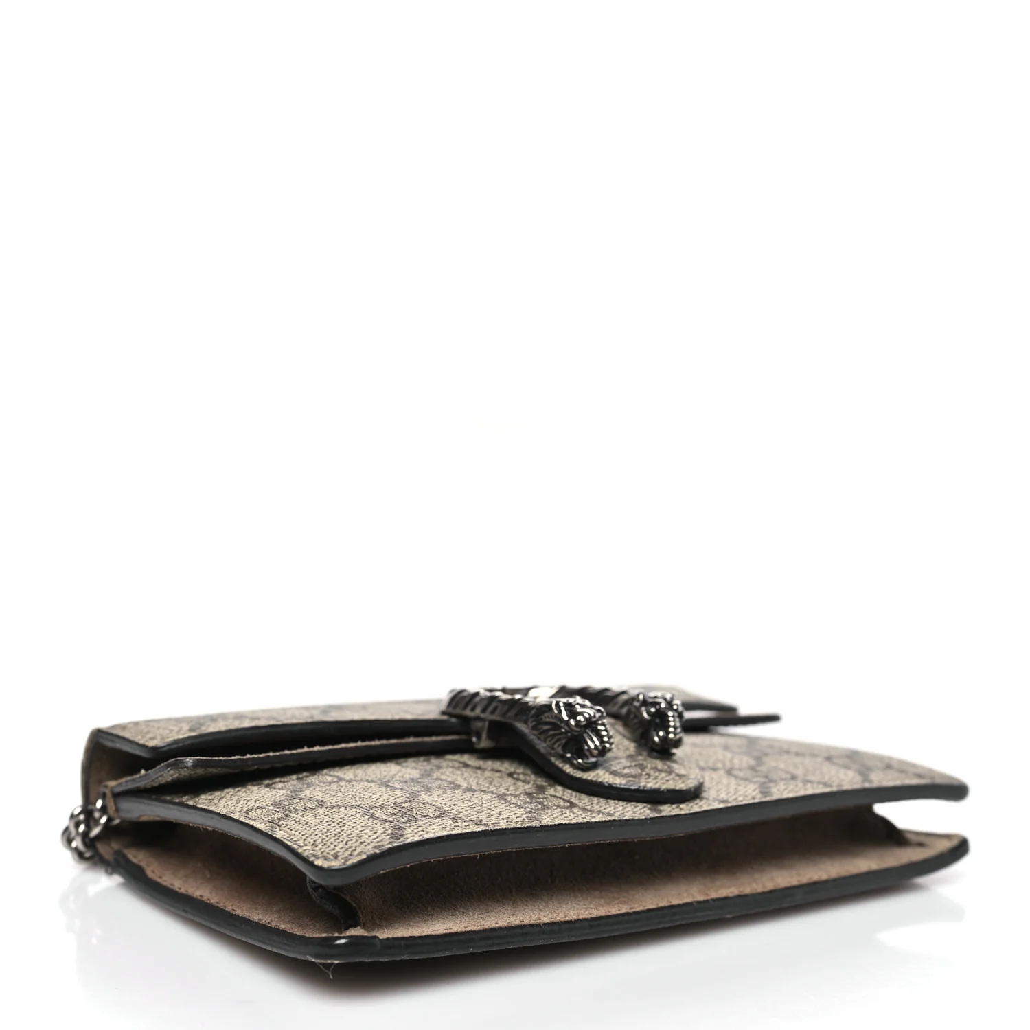 GG Supreme Monogram Super Mini Dionysus Shoulder Bag Taupe - Image 4