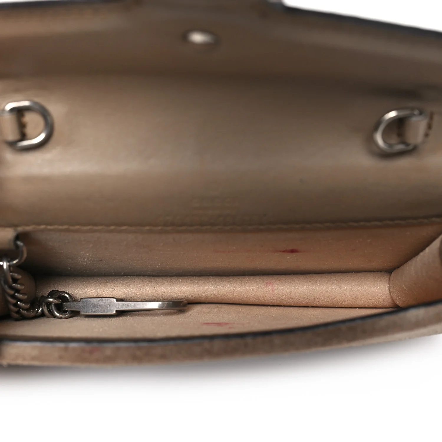 GG Supreme Monogram Super Mini Dionysus Shoulder Bag Taupe - Image 5