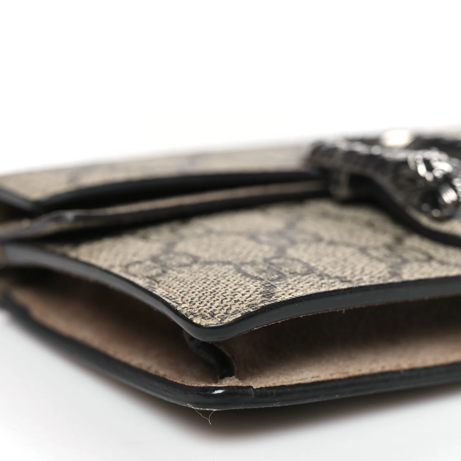 GG Supreme Monogram Super Mini Dionysus Shoulder Bag Taupe - Image 8