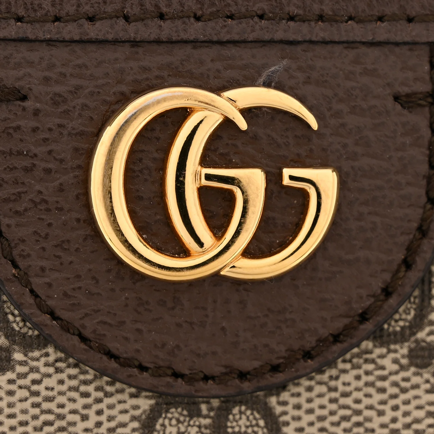 GG Supreme Monogram Textured Calfskin Medium Ophidia Shoulder Tote Bag Beige Ebony New Acero - Image 13