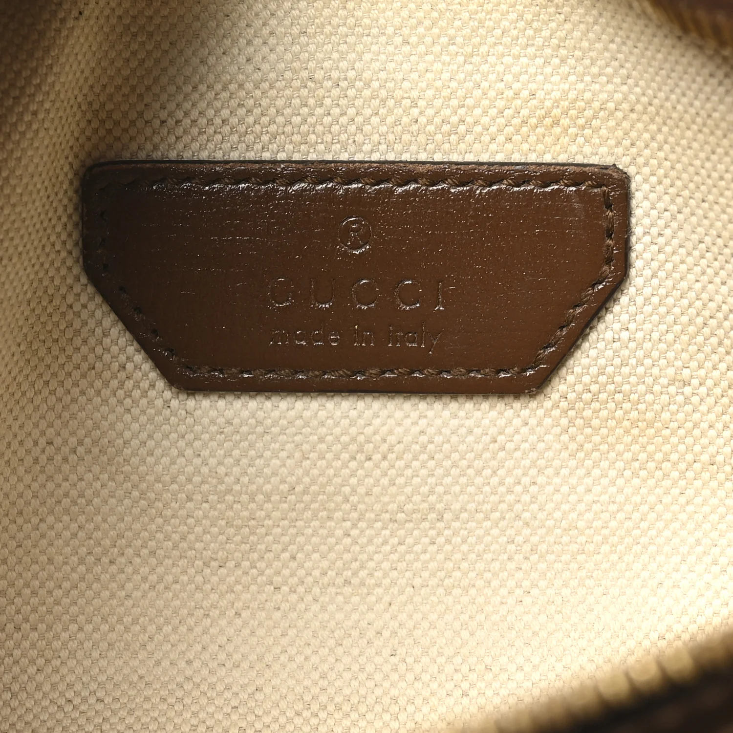 GG Supreme Monogram Textured Calfskin Retro Interlocking G Belt Bag Beige Ebony Brown Sugar - Image 7