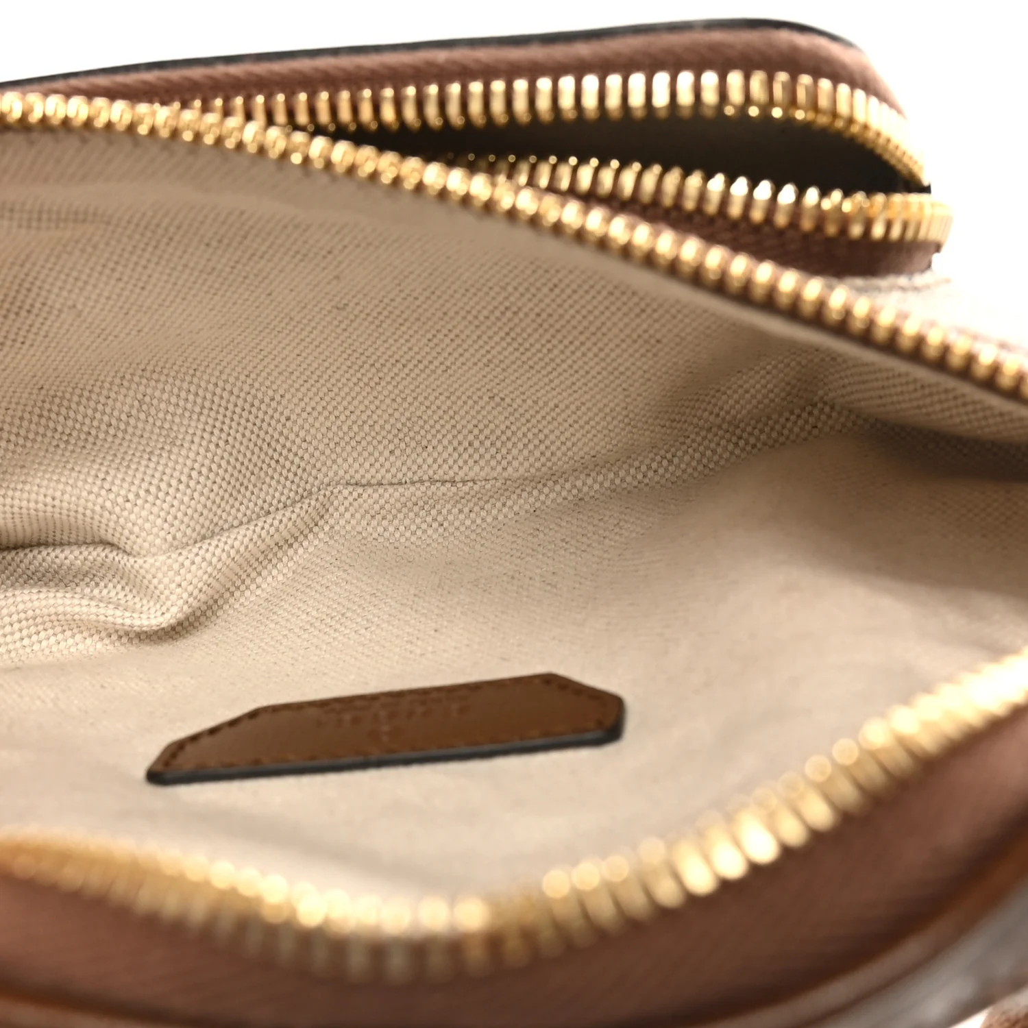 GG Supreme Monogram Textured Calfskin Retro Interlocking G Belt Bag Beige Ebony Brown Sugar - Image 5