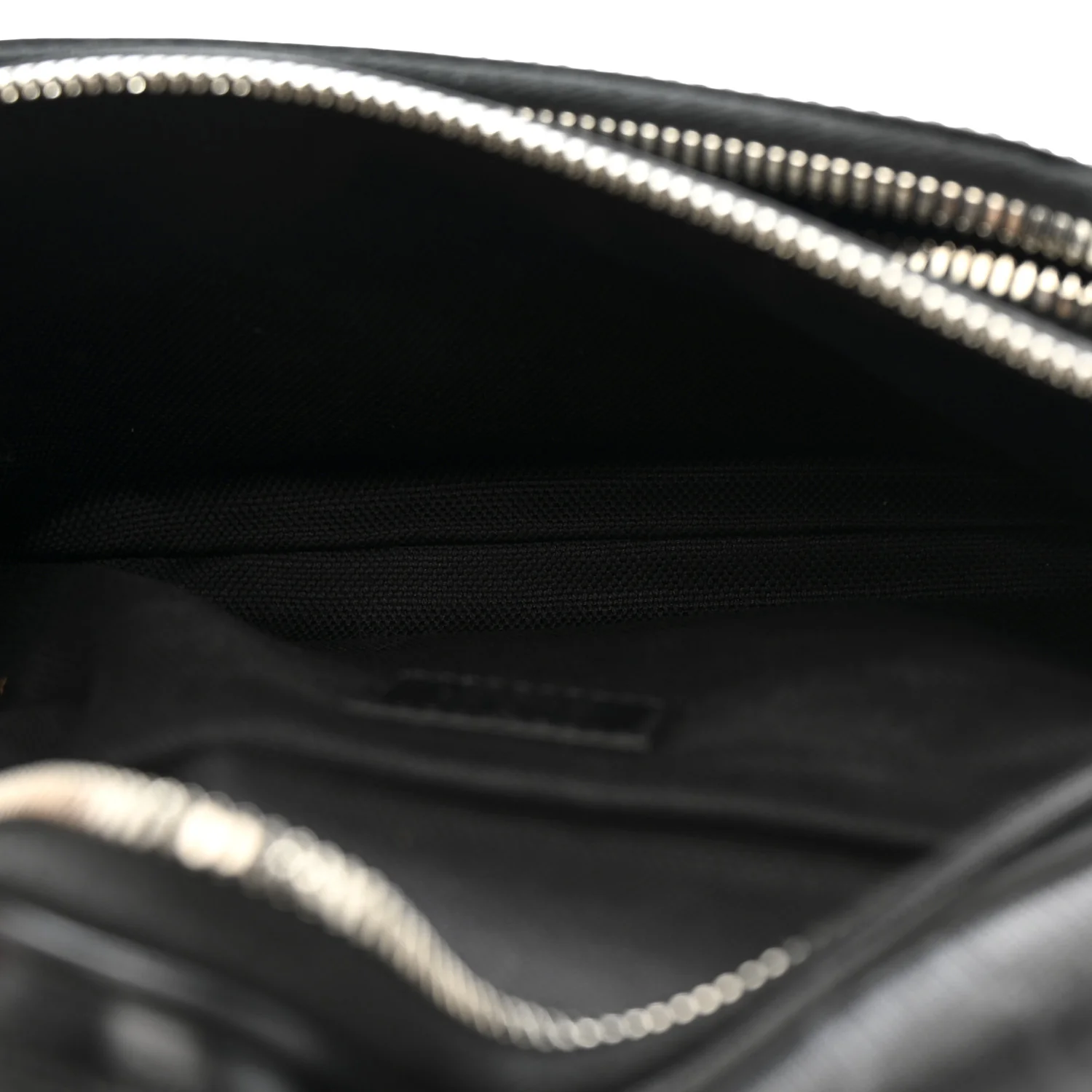 GG Supreme Monogram Textured Calfskin Retro Interlocking G Belt Bag Black - Image 5