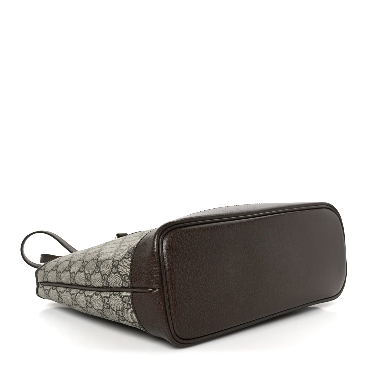 GG Supreme Monogram Textured Calfskin Small Ophidia Shoulder Tote Bag Beige Ebony New Acero - Image 4