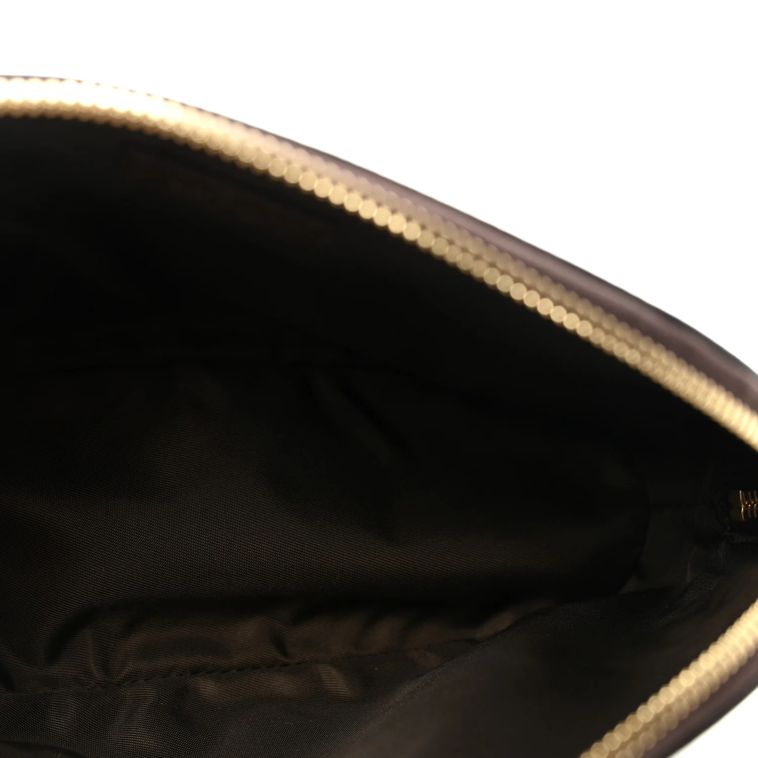GG Supreme Monogram Textured Calfskin Web Large Ophidia Cosmetic Case Beige Ebony New Acero - Image 5