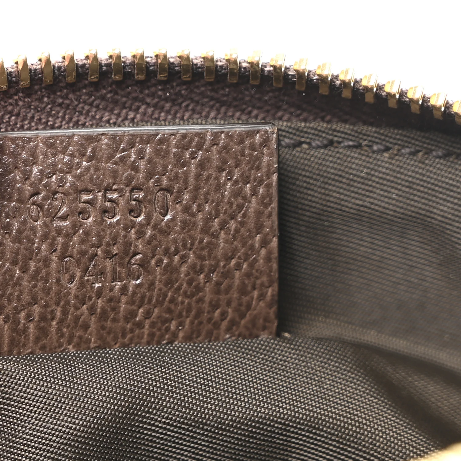 GG Supreme Monogram Textured Calfskin Web Medium Ophidia Cosmetic Case Beige Ebony New Acero - Image 7