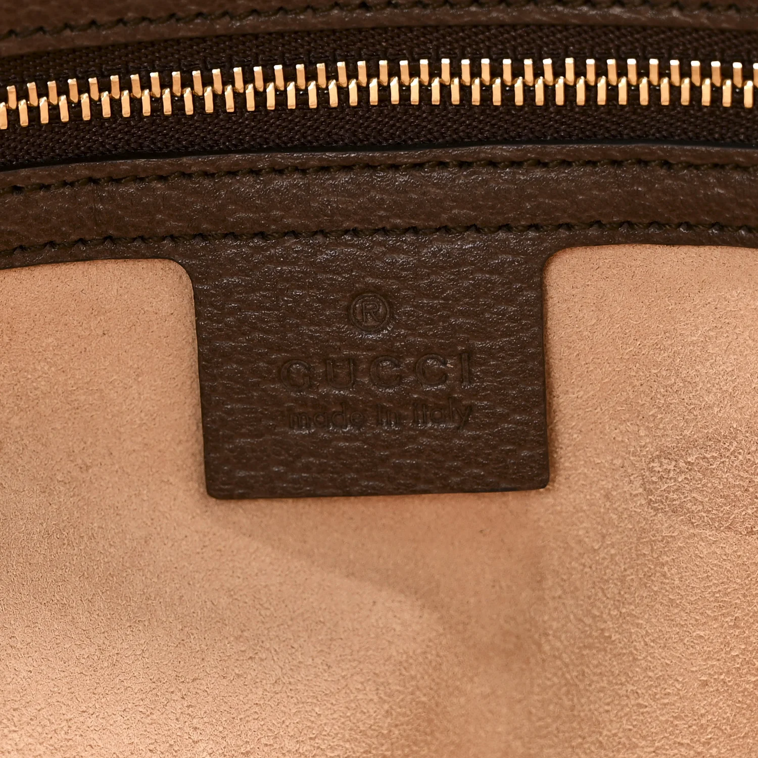 GG Supreme Monogram Textured Calfskin Web Medium Ophidia Shopping Tote Beige Ebony New Acero - Image 6