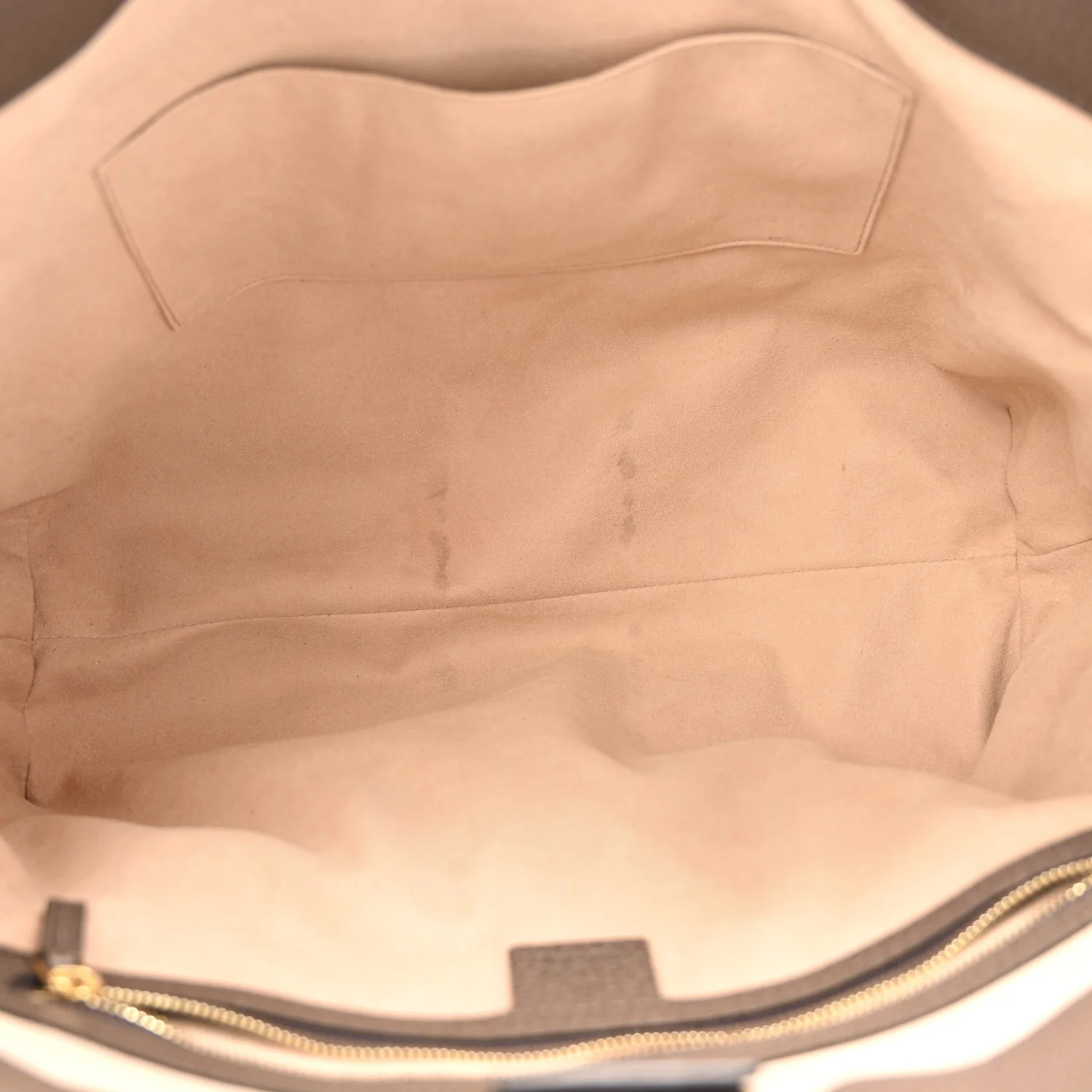 GG Supreme Monogram Textured Calfskin Web Medium Ophidia Shopping Tote Beige Ebony New Acero - Image 5